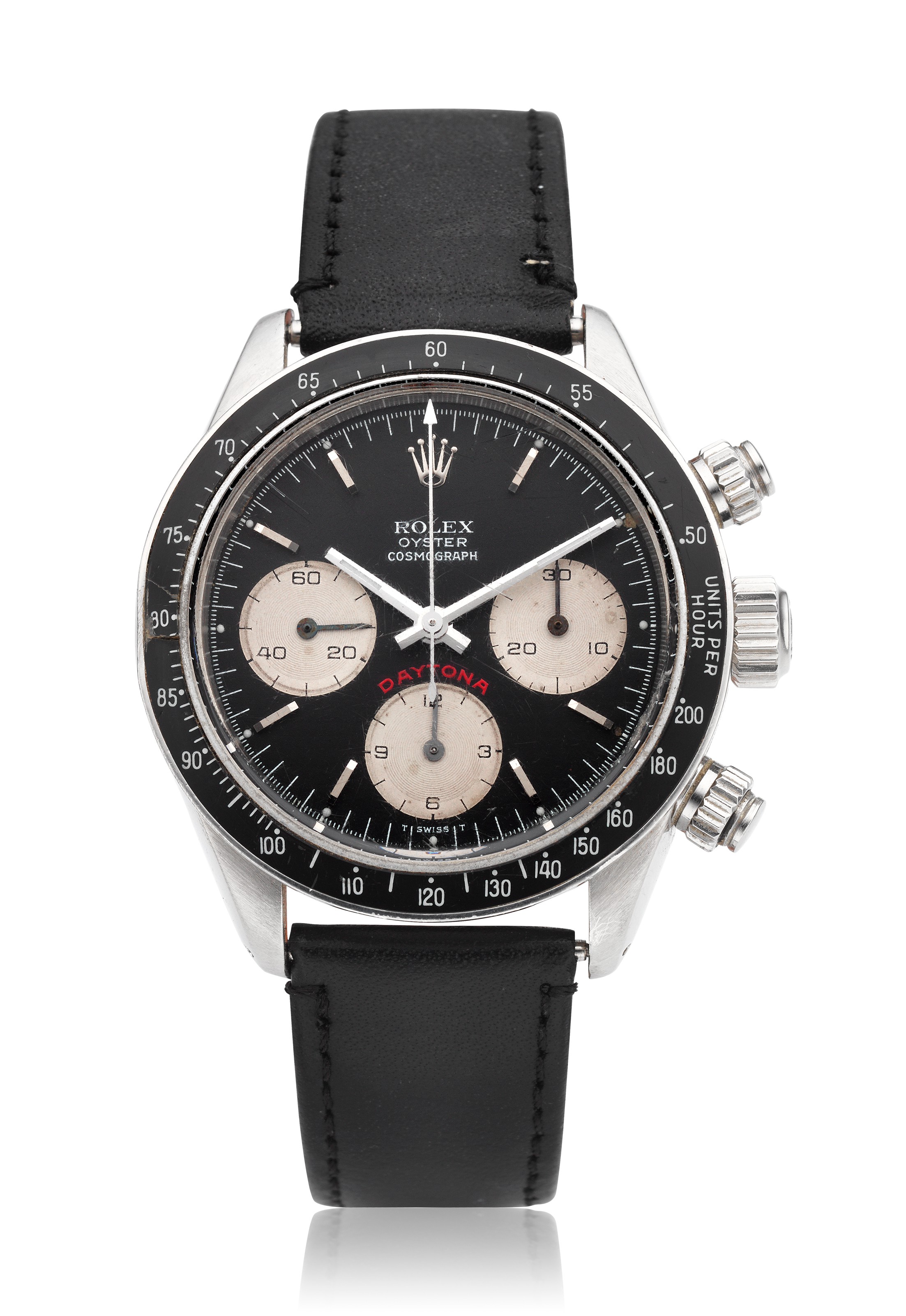 Rolex Steel Daytona Big Red Ref 6263 With Black Dial Christie S