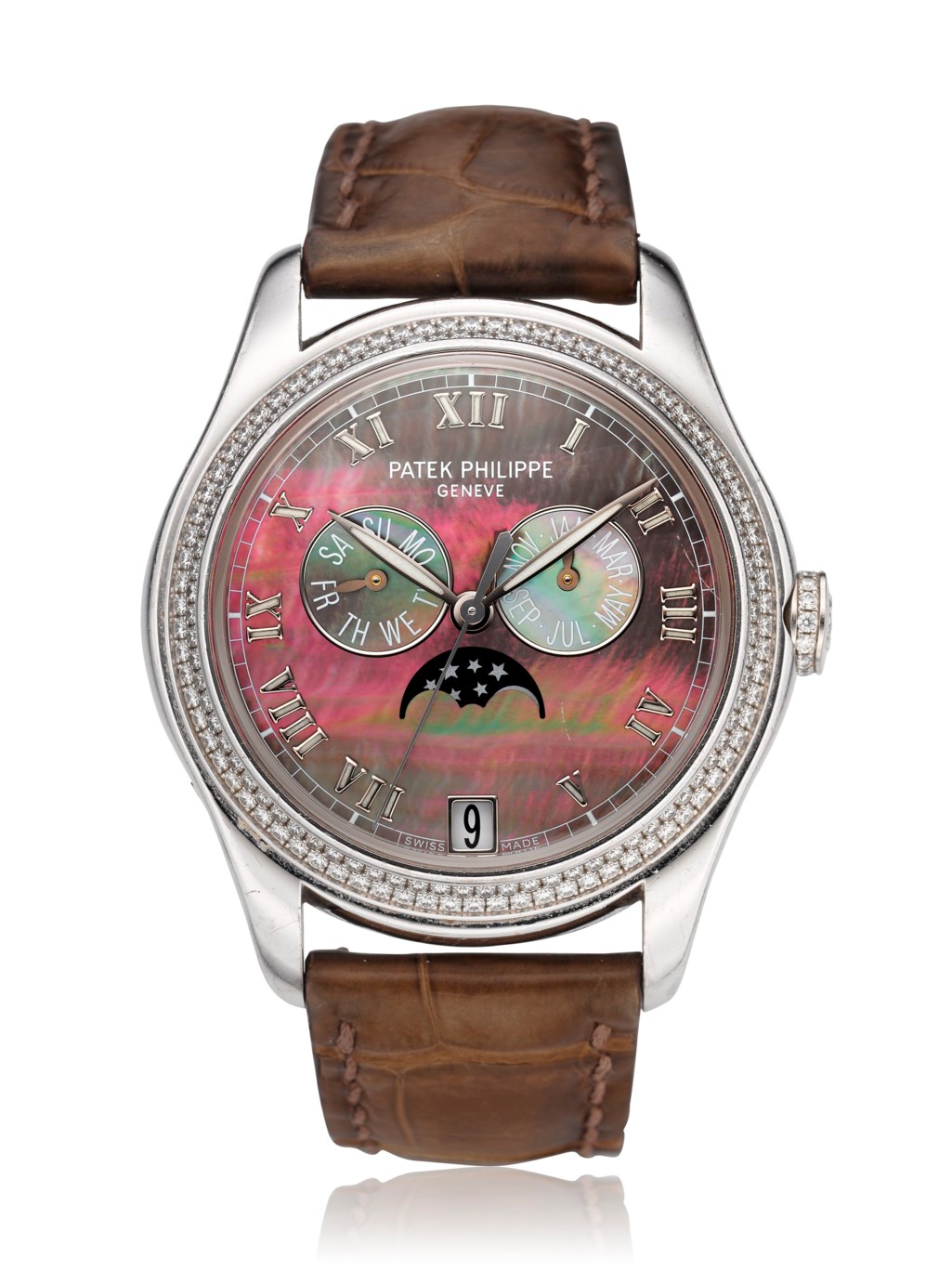 PATEK PHILIPPE, LADIES ANNUAL CALENDAR WITH MOON PHASES, REF. 4936G