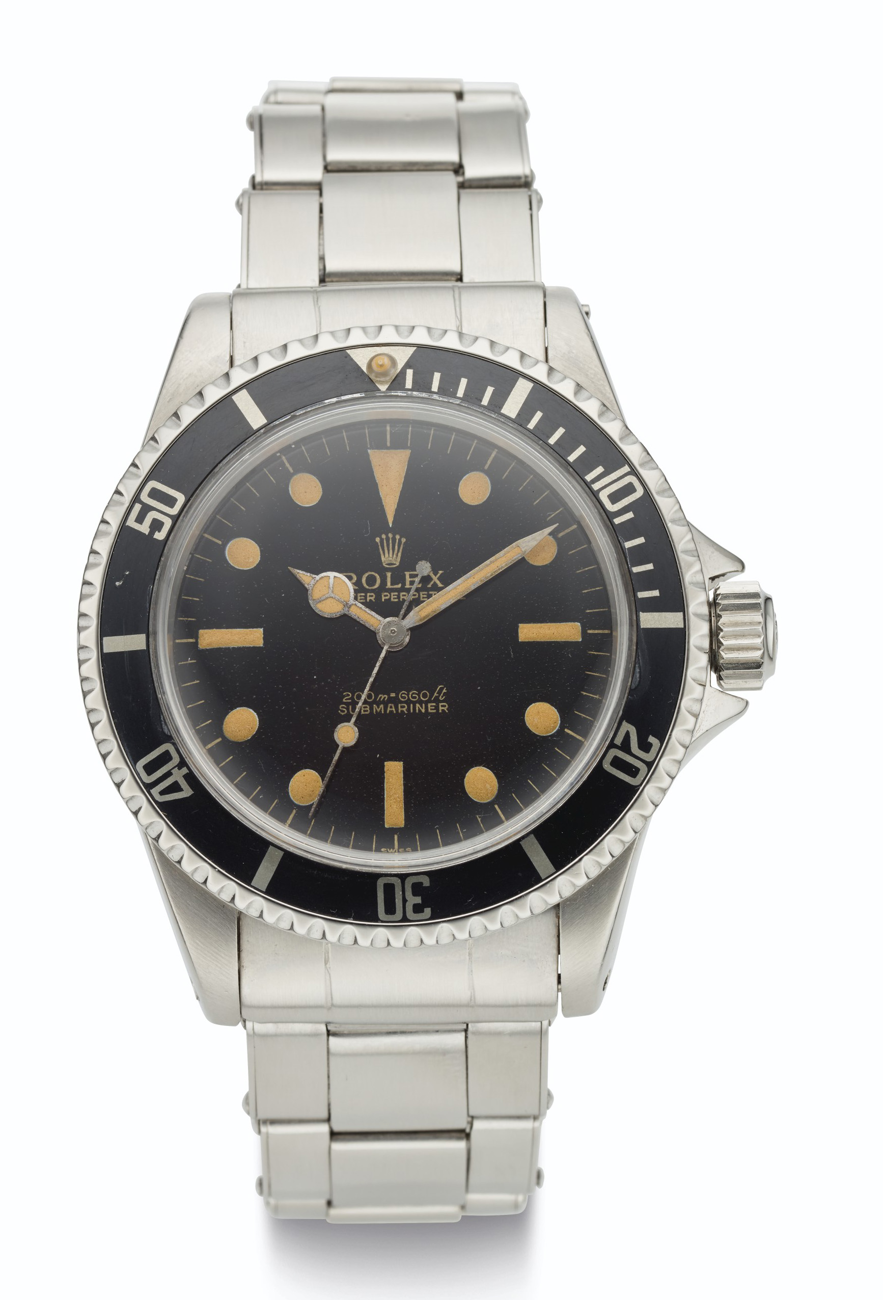 ROLEX. STAINLESS STEEL, SUMBARINER, REF. 5513, | Christie's