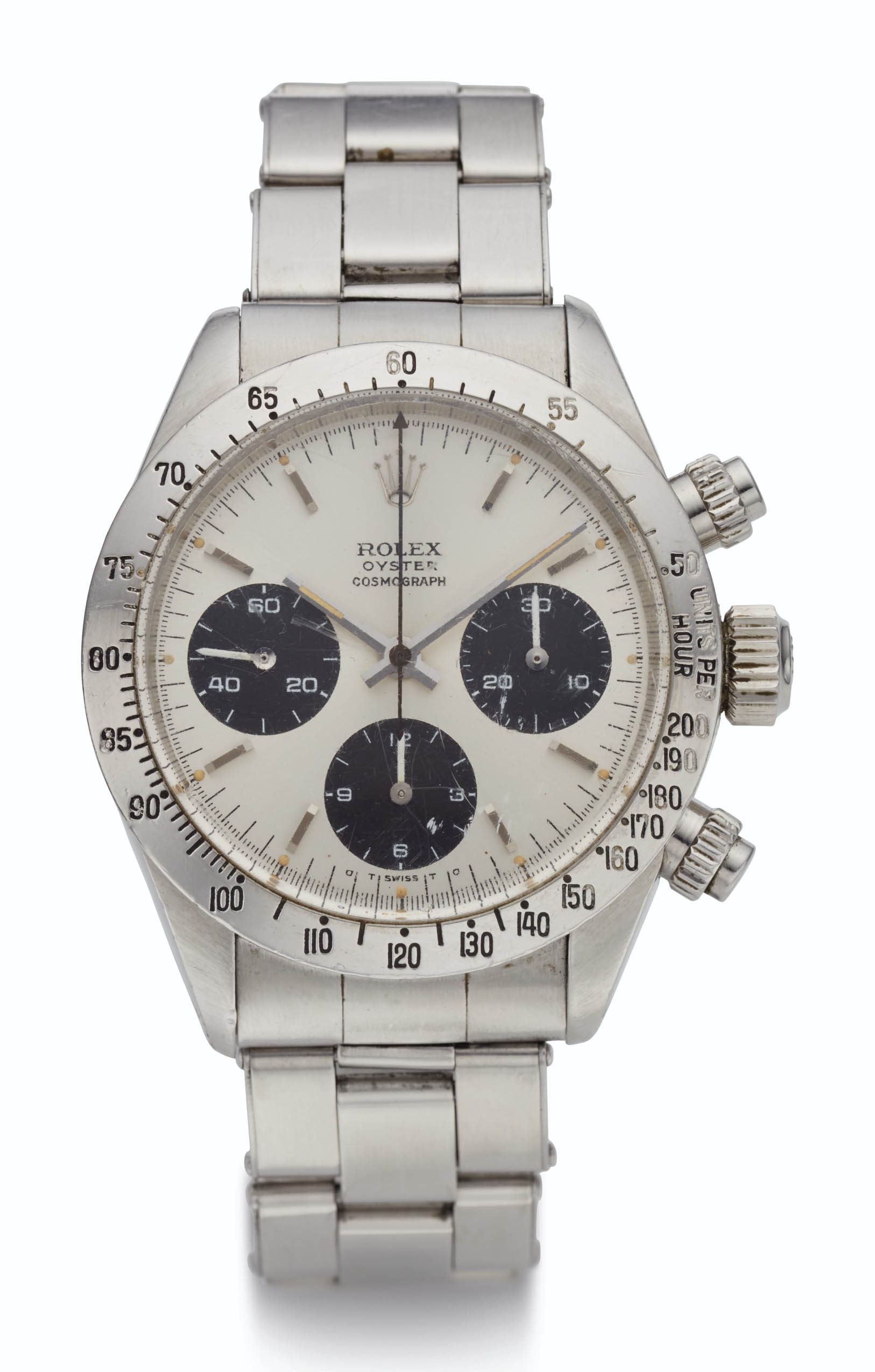 ROLEX STAINLESS STEEL DAYTONA SIGMA DIAL REF. 6265 Case No. 3 961 699 Christie s