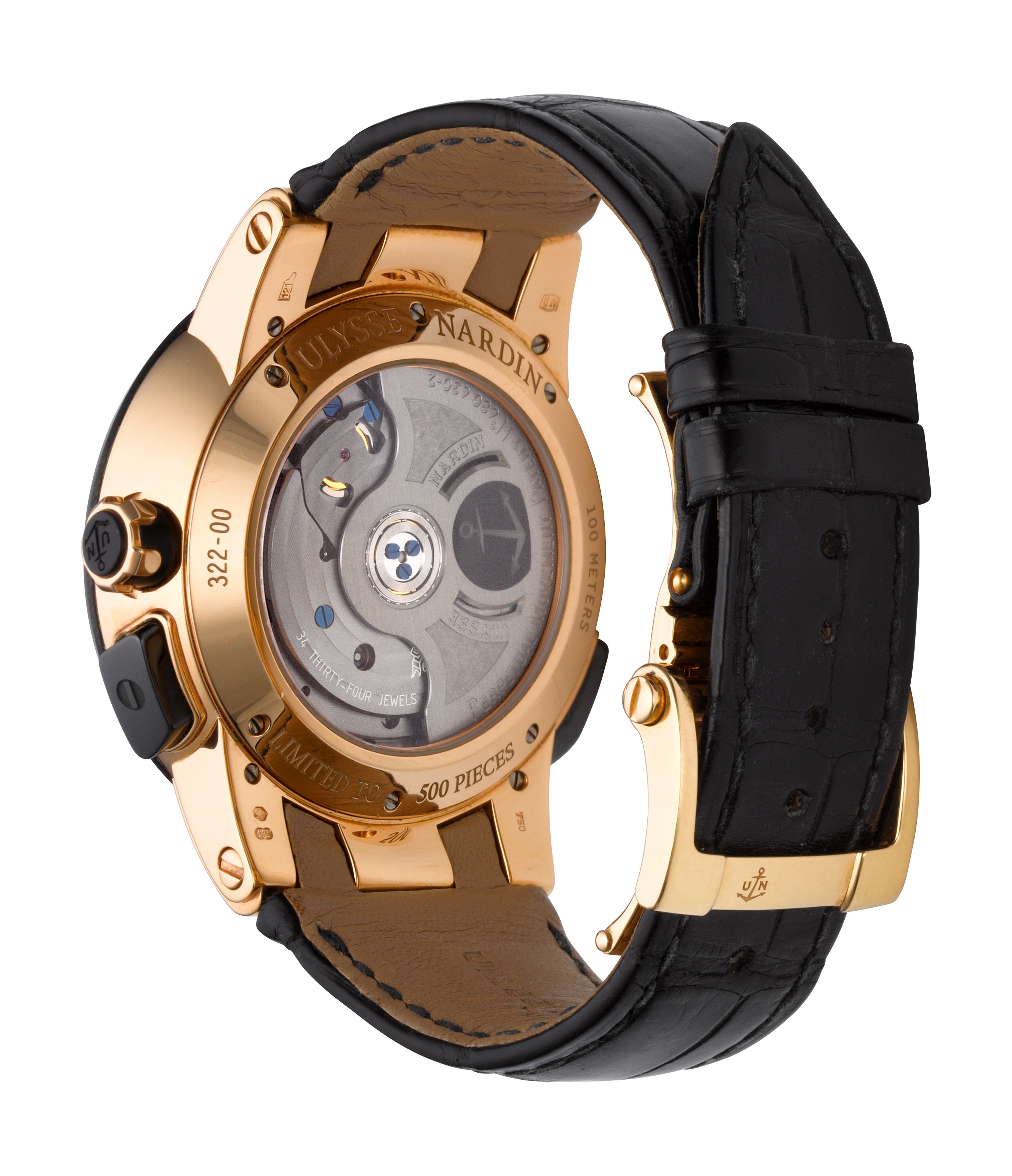 ULYSSE NARDIN 18K LIMITED EDITION GMT PERPETUAL CALENDAR