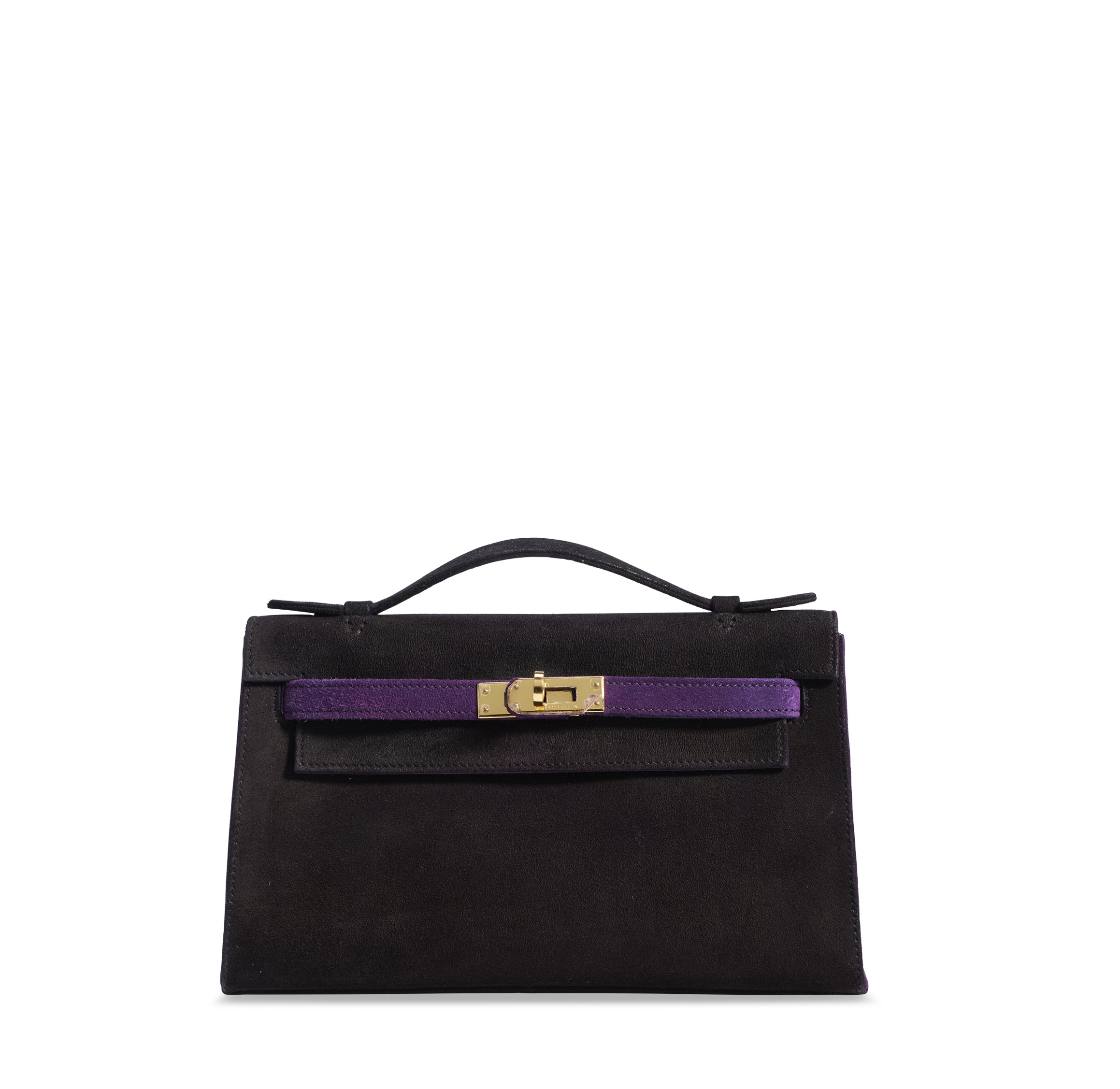 A GRAPHITE, ROUGE H & AMETHYST SWIFT LEATHER & POROSUS