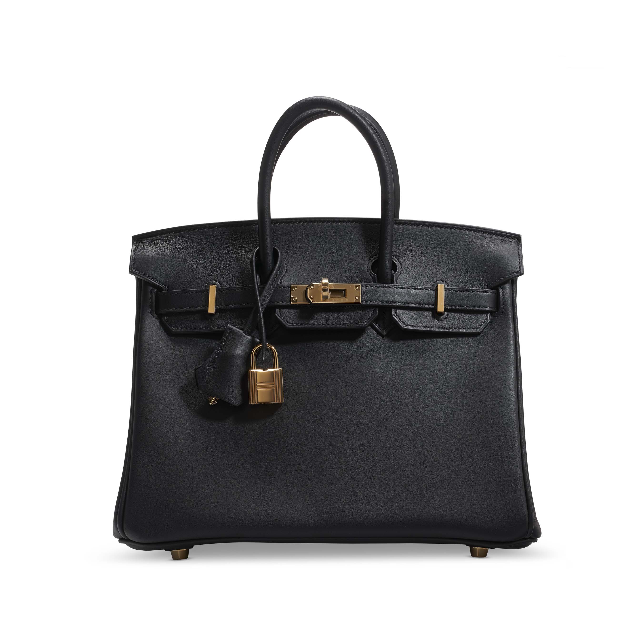 A BLACK JONATHAN LEATHER BIRKIN 25 WITH GOLD HARDWARE, HERMÈS