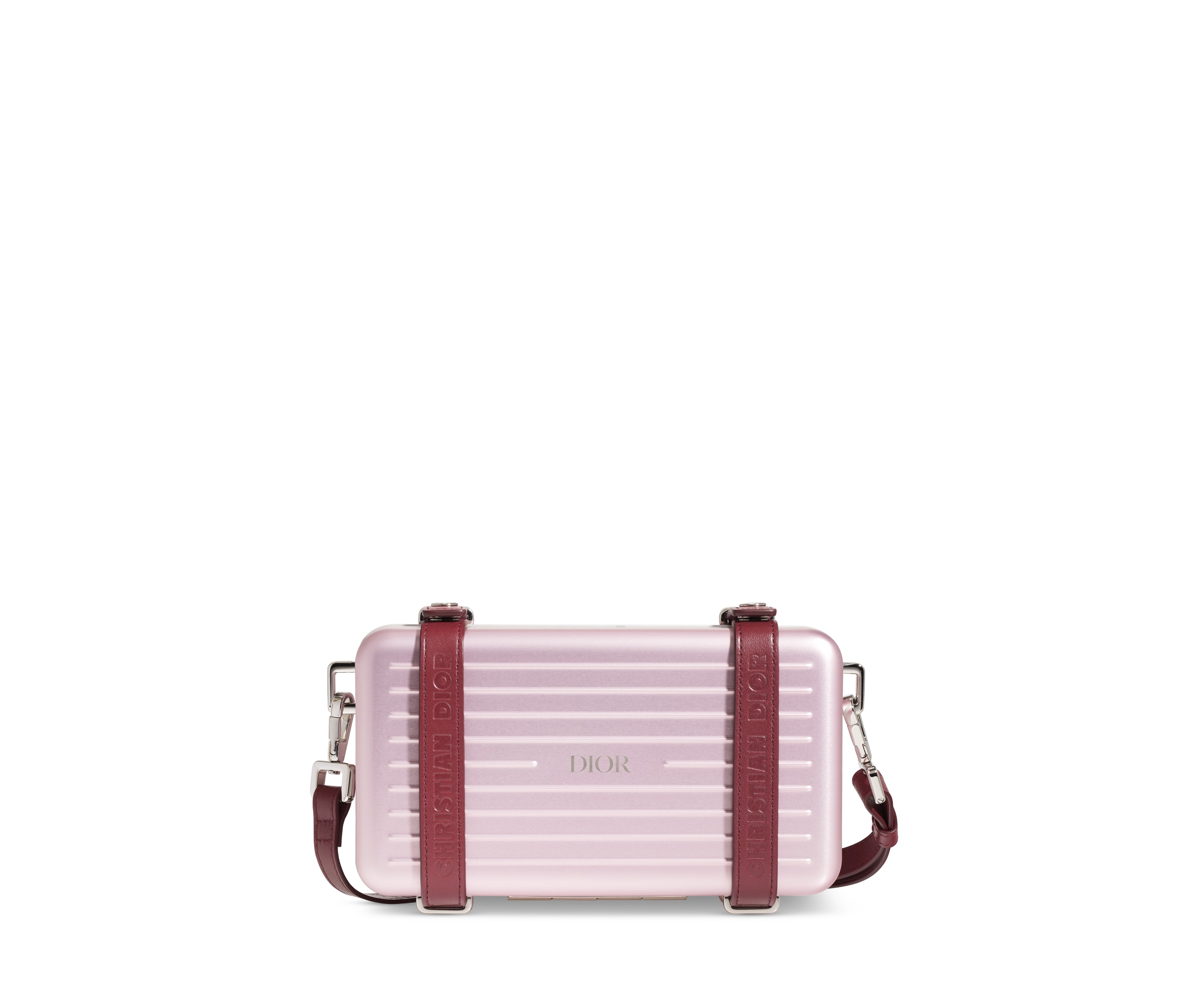 A PINK ALUMINUM PERSONAL CLUTCH, RIMOWA X DIOR, 2020FROM THE COLLECTION ...