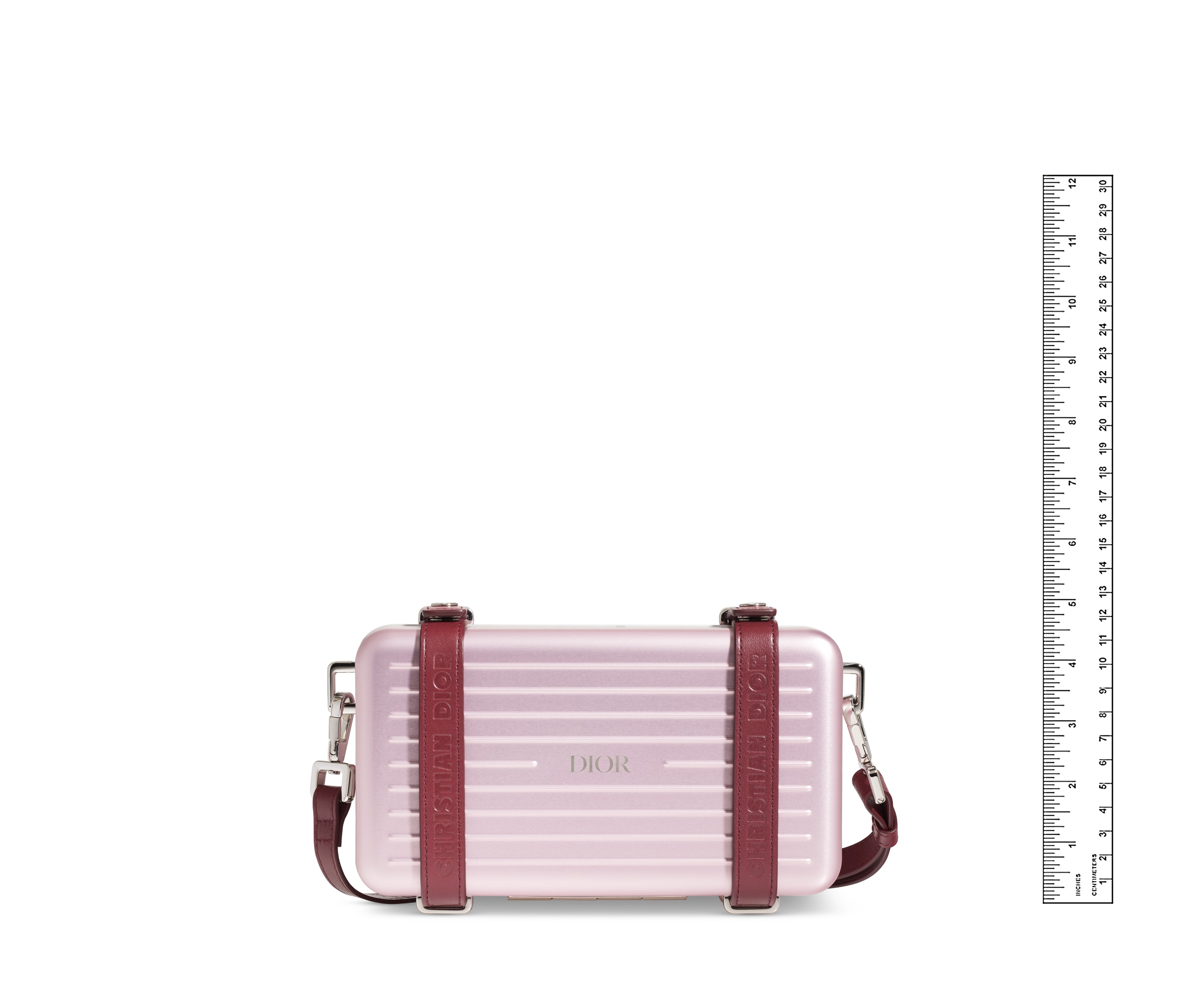 A PINK ALUMINUM PERSONAL CLUTCH, RIMOWA X DIOR, 2020FROM THE