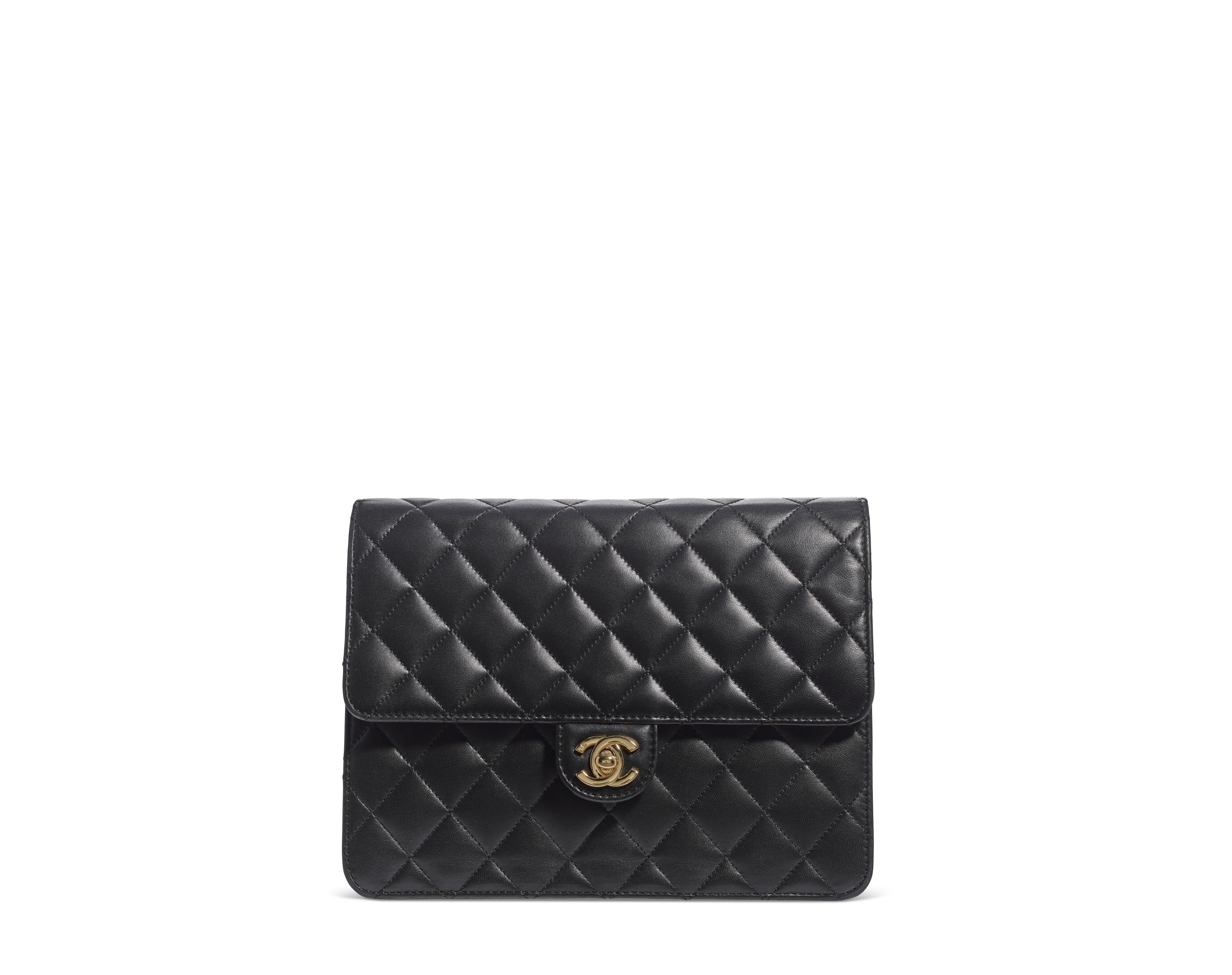 chanel flap clutch