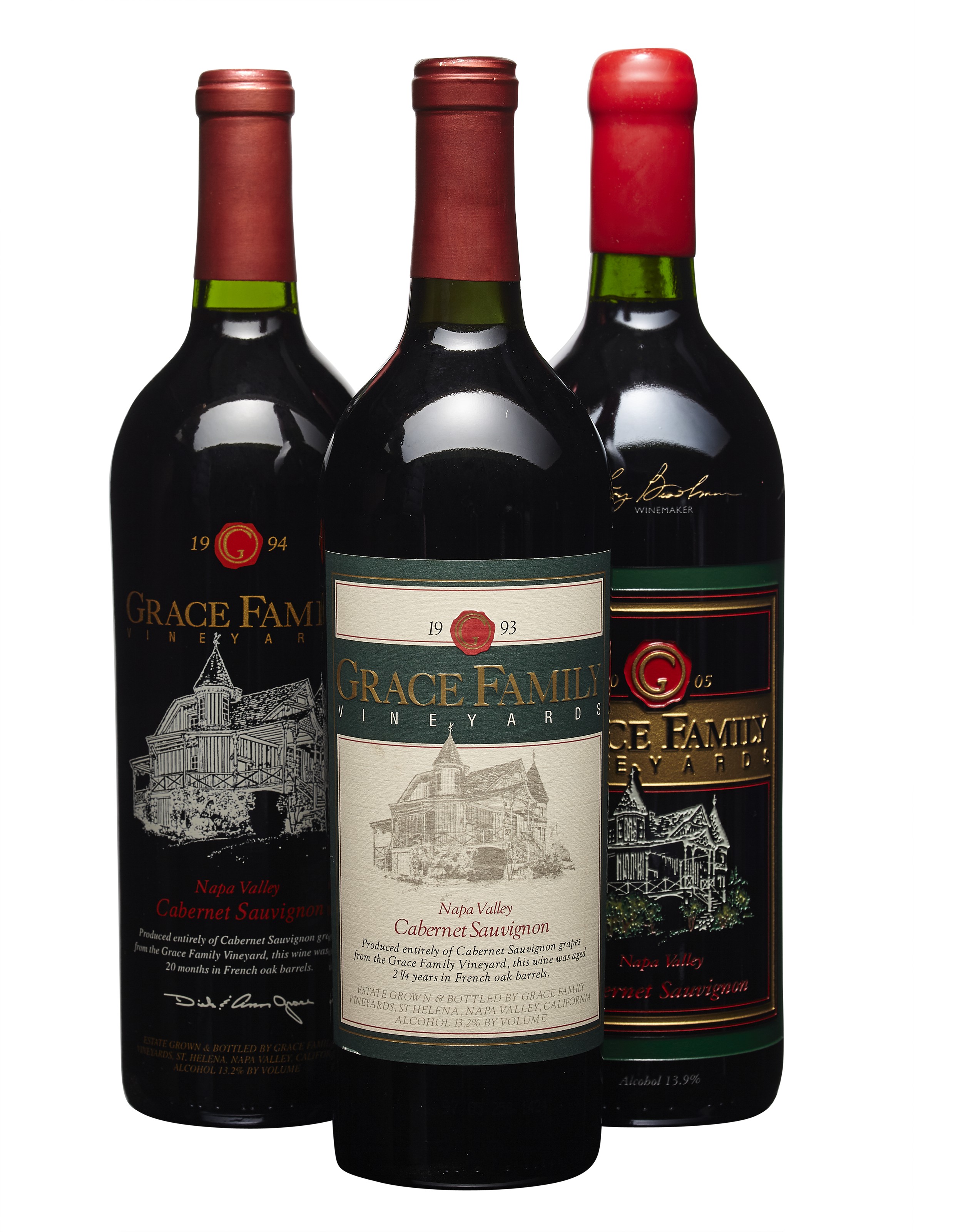 Grace Family Vineyards, Cabernet Sauvignon 1993, 1994 & 2005