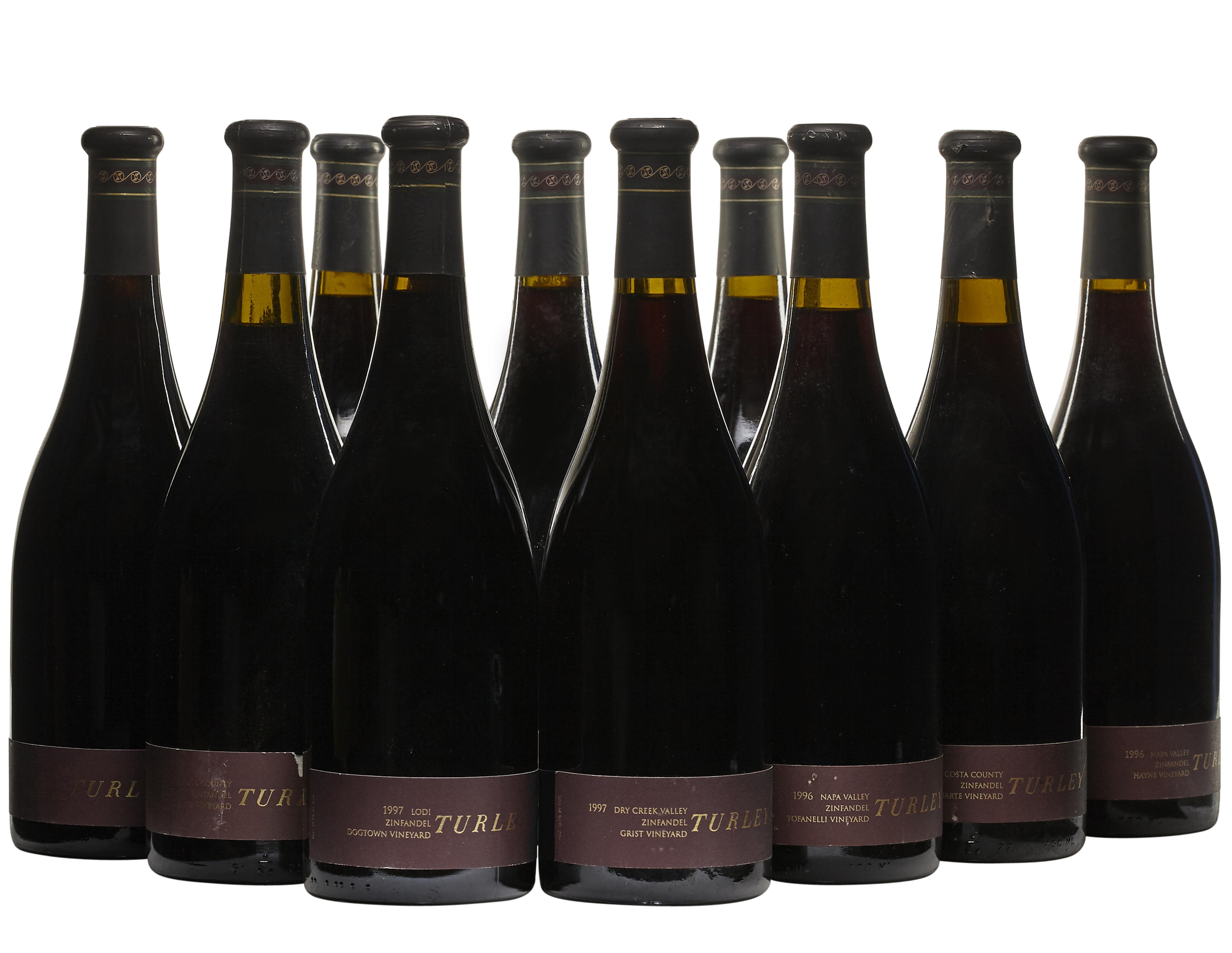 Mixed Turley, Turley, Duarte Vineyard Zinfandel1995Slightly damaged