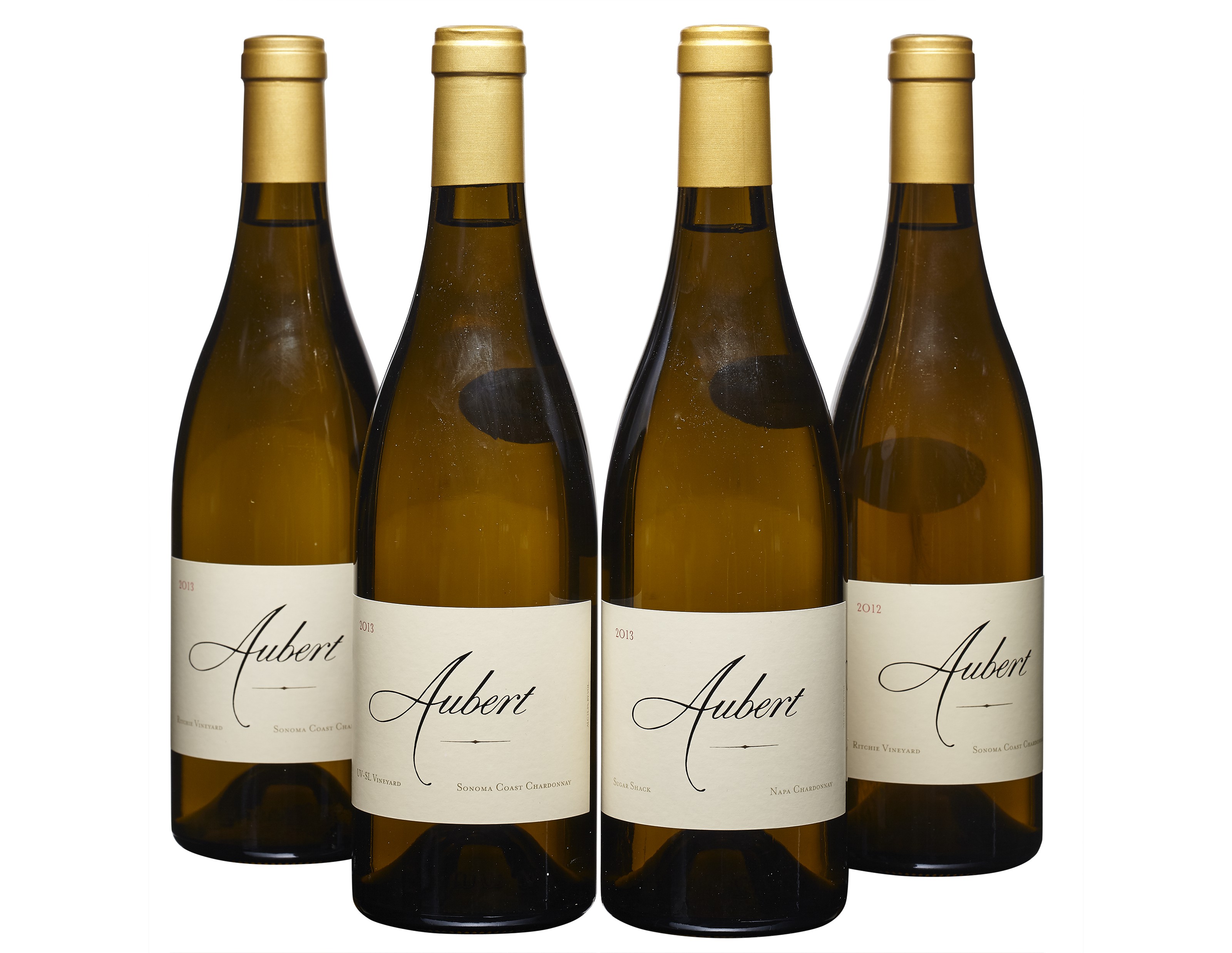 Mixed Aubert Chardonnay, Aubert, Ritchie Vineyard Chardonnay 2012 (2