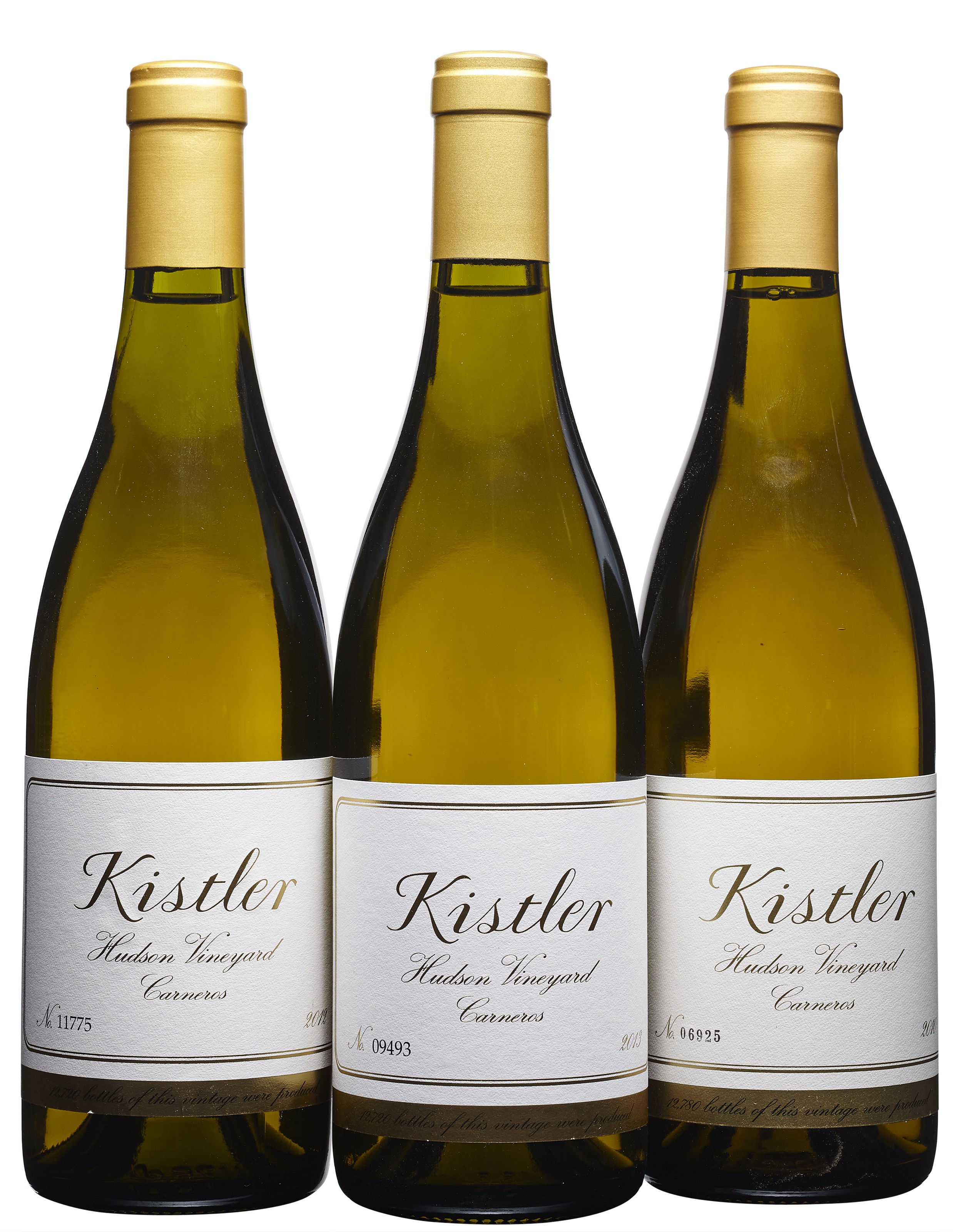 Kistler, Hudson Vineyard Chardonnay 2010, 2012 & 2013