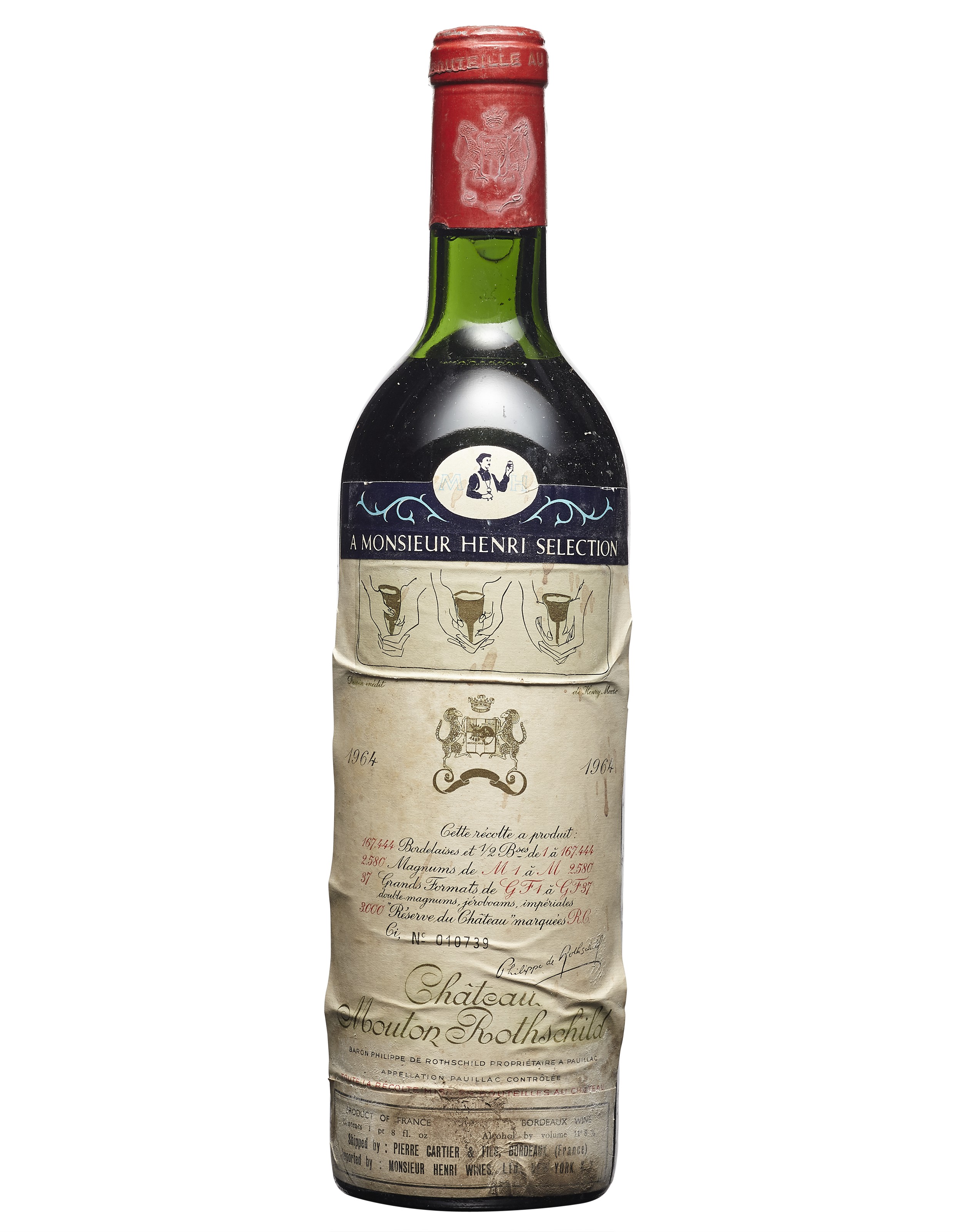 Château Mouton-Rothschild 1964, Pauillac, 1er cru
