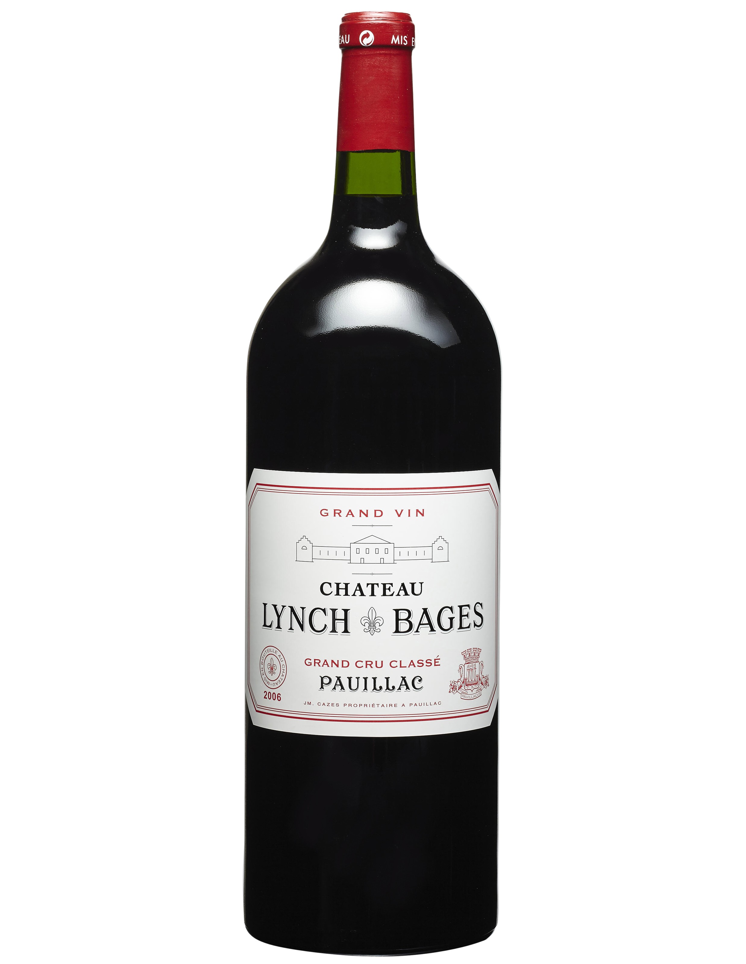 Château Lynch-Bages 2006, Pauillac, 5ème cru classéIn original wooden ...