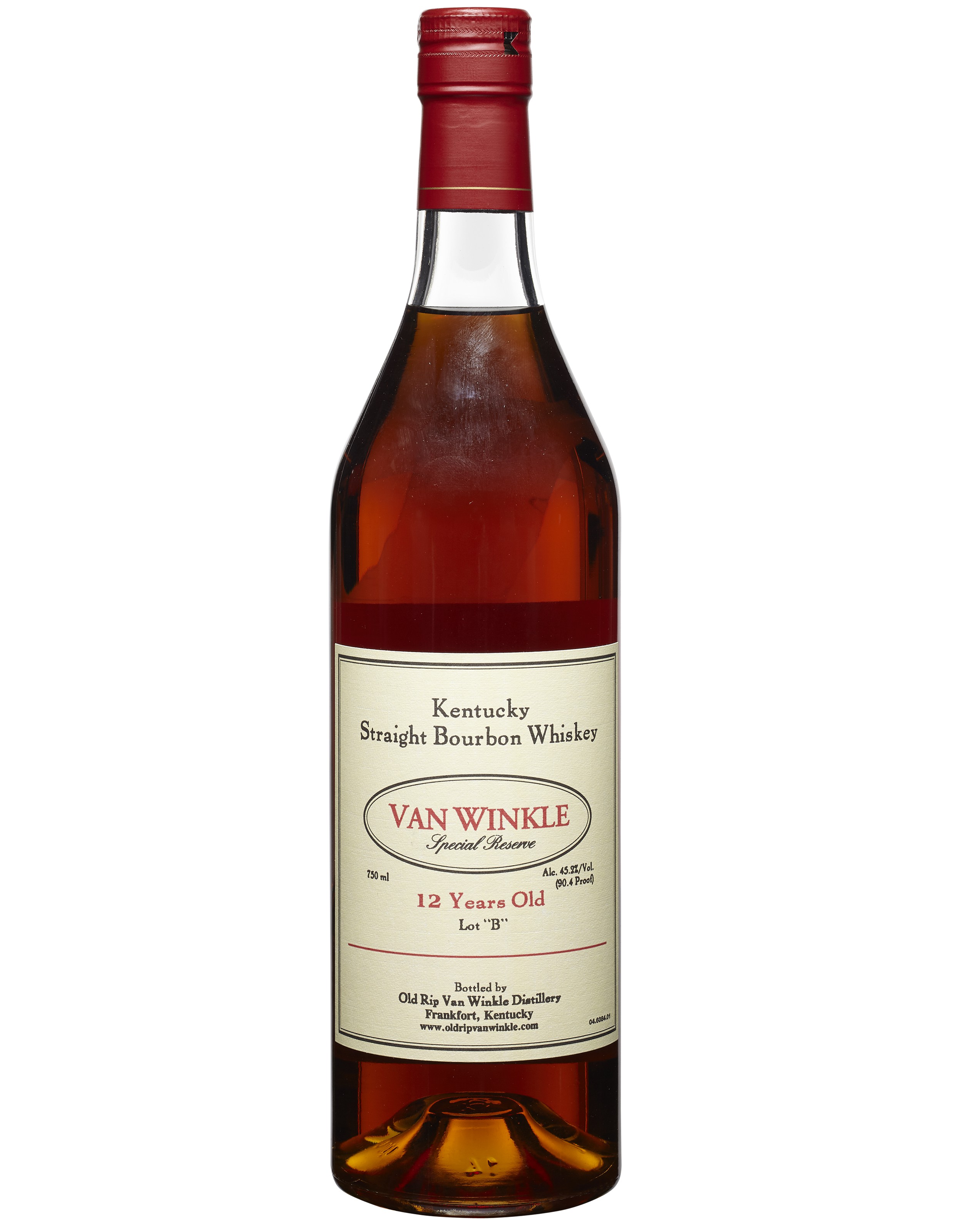 Pappy Van Winkle, Lot B, 12 Year, Kentucky Christie’s