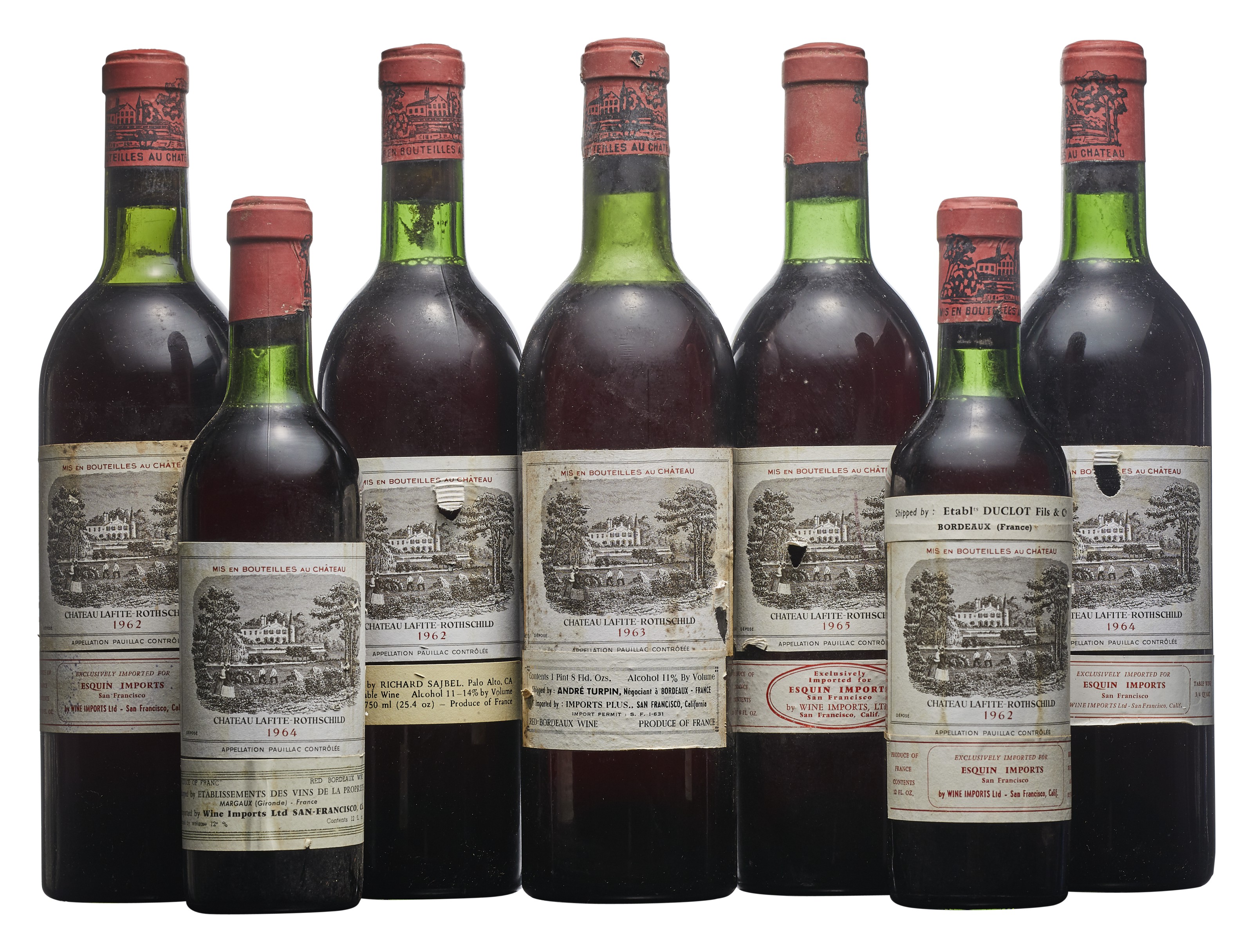 Mixed Château LafiteRothschild 19621965, Château LafiteRothschild