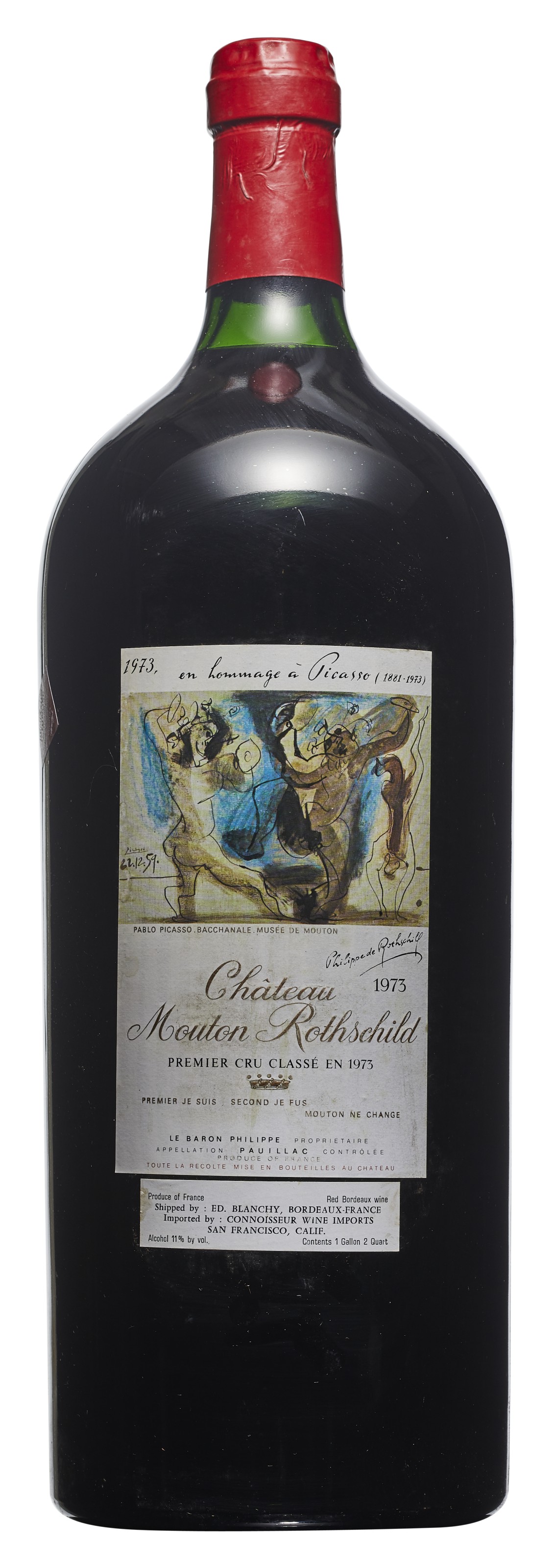 Château Mouton-Rothschild 1973, Pauillac, 1er cru classéSlightly