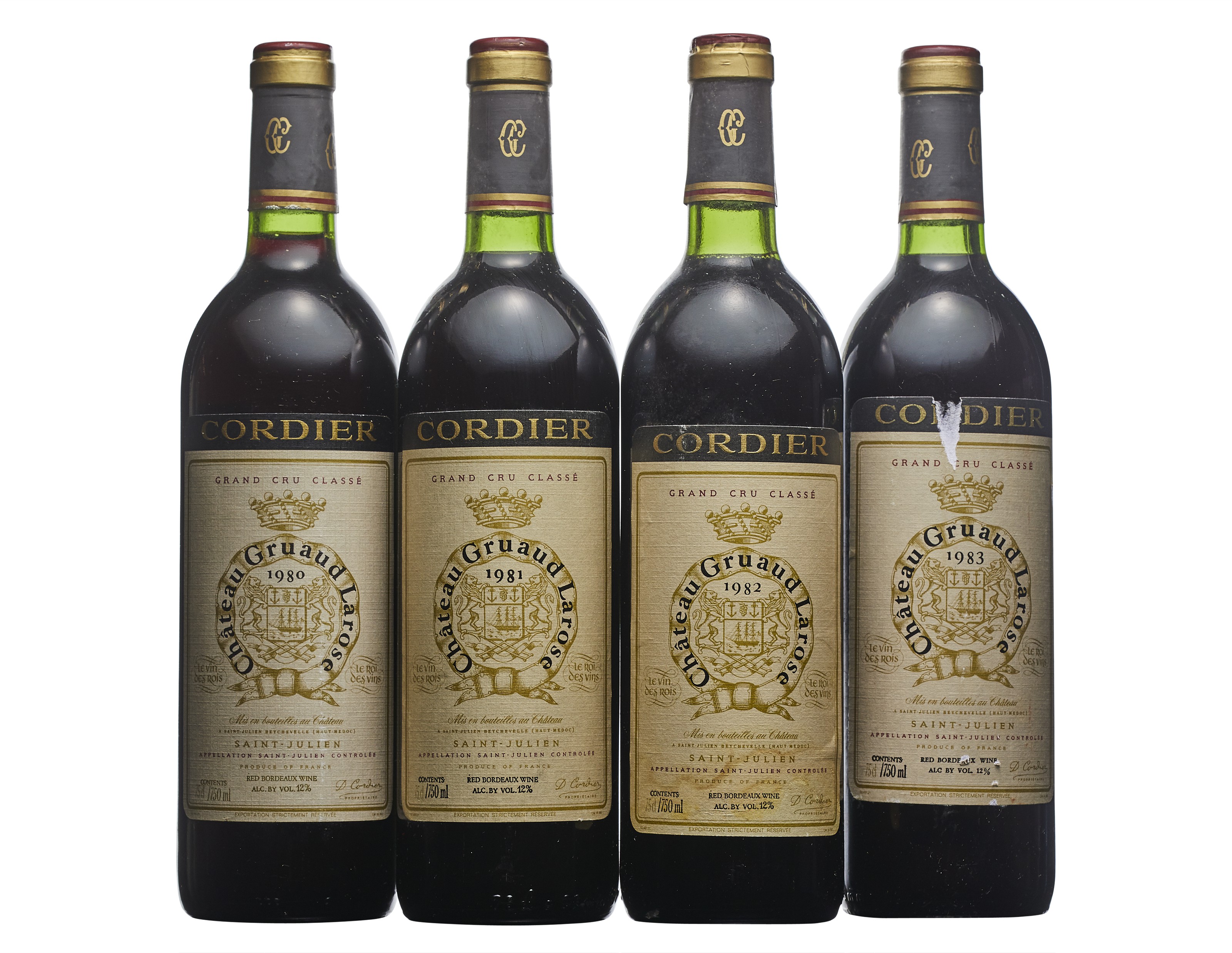 Mixed Château Gruaud-Larose 1980-1983, Château Gruaud-Larose ...