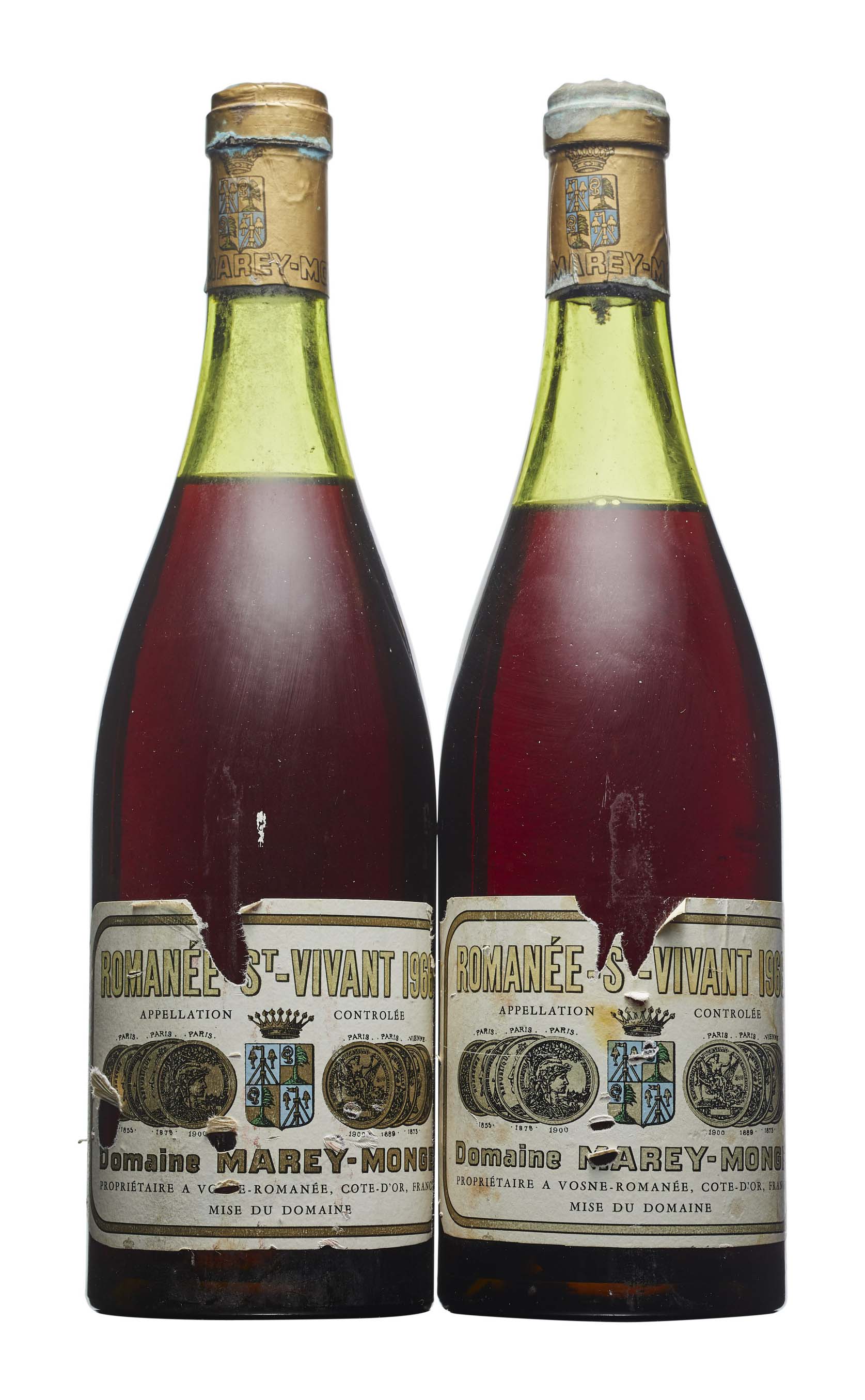 ROMANEE-ST-VIVANT 2022 Marey-Monge 空瓶 ROMANEE-ST-VIVANT 2022