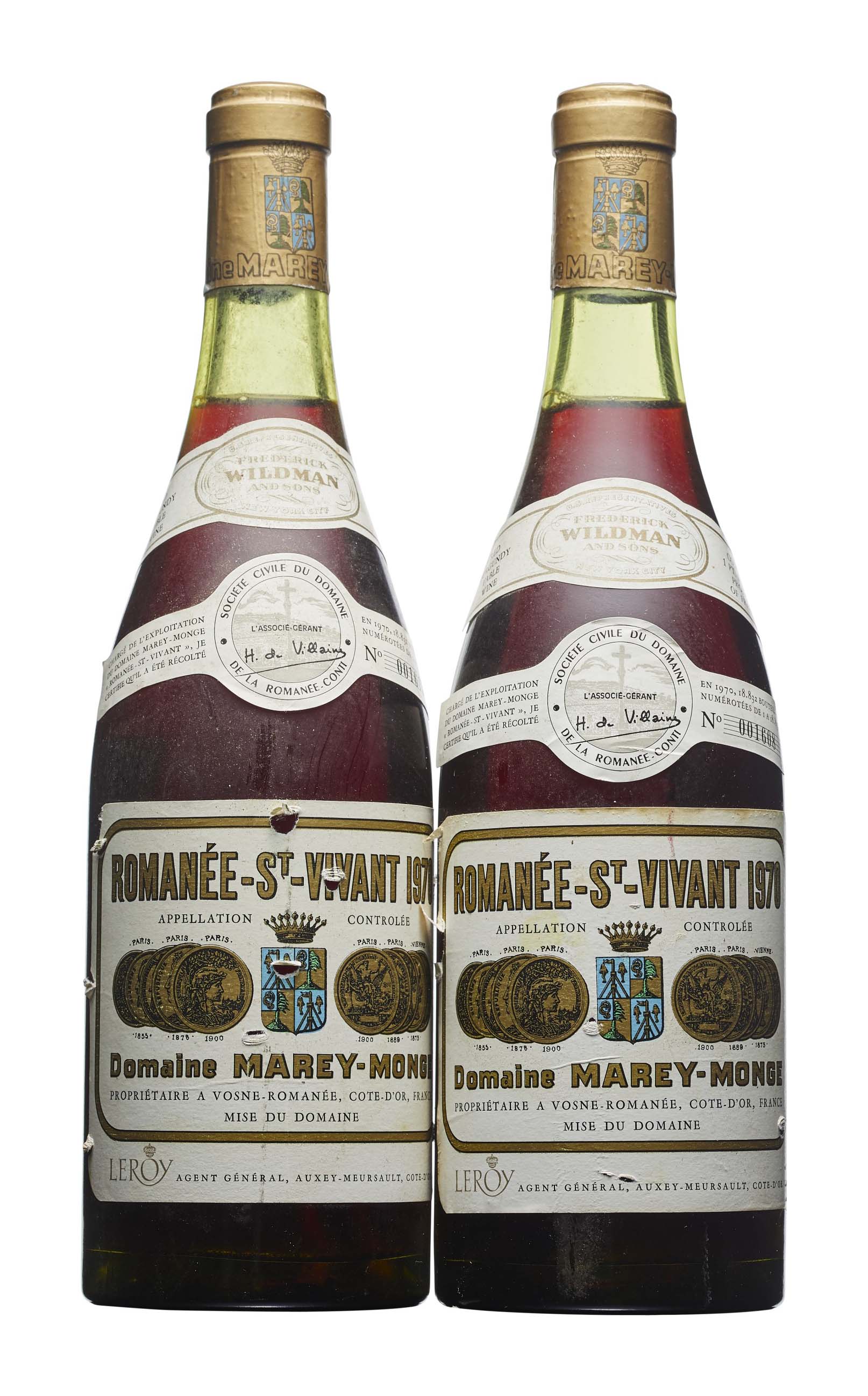 Domaine Marey-Monge, Romanée-Saint-Vivant 1966, Grand Cru, Côte de
