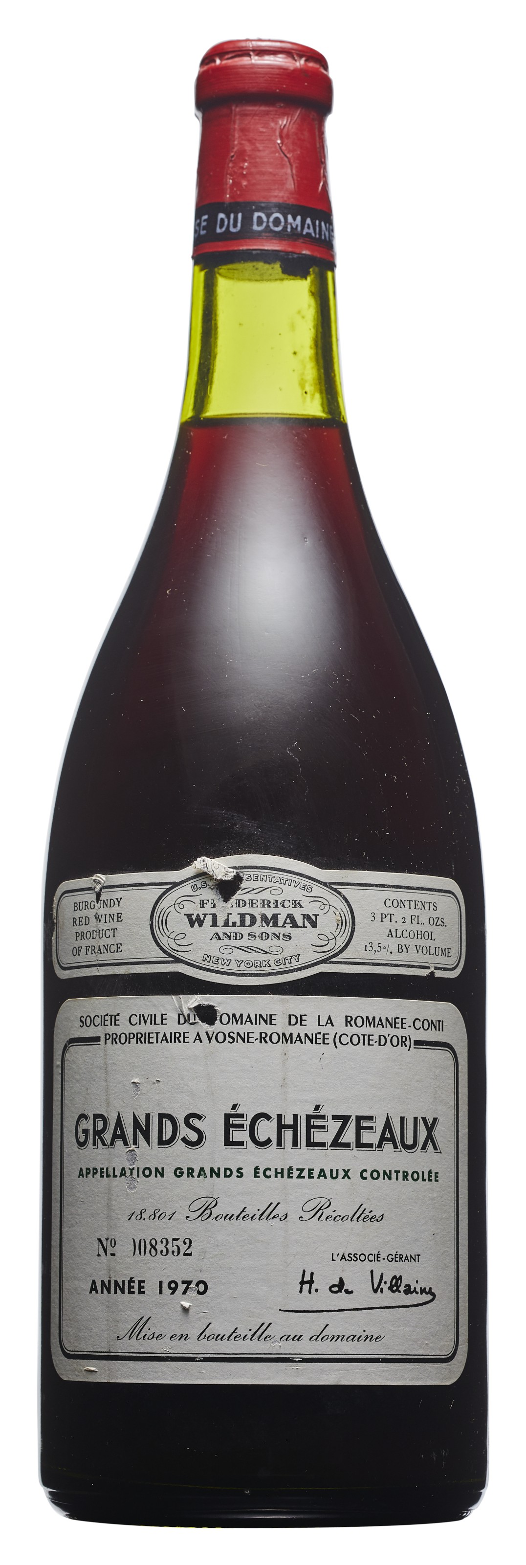 Domaine de la Romanée-Conti, Grands- Echézeaux 1970, Grand Cru, Côte de ...