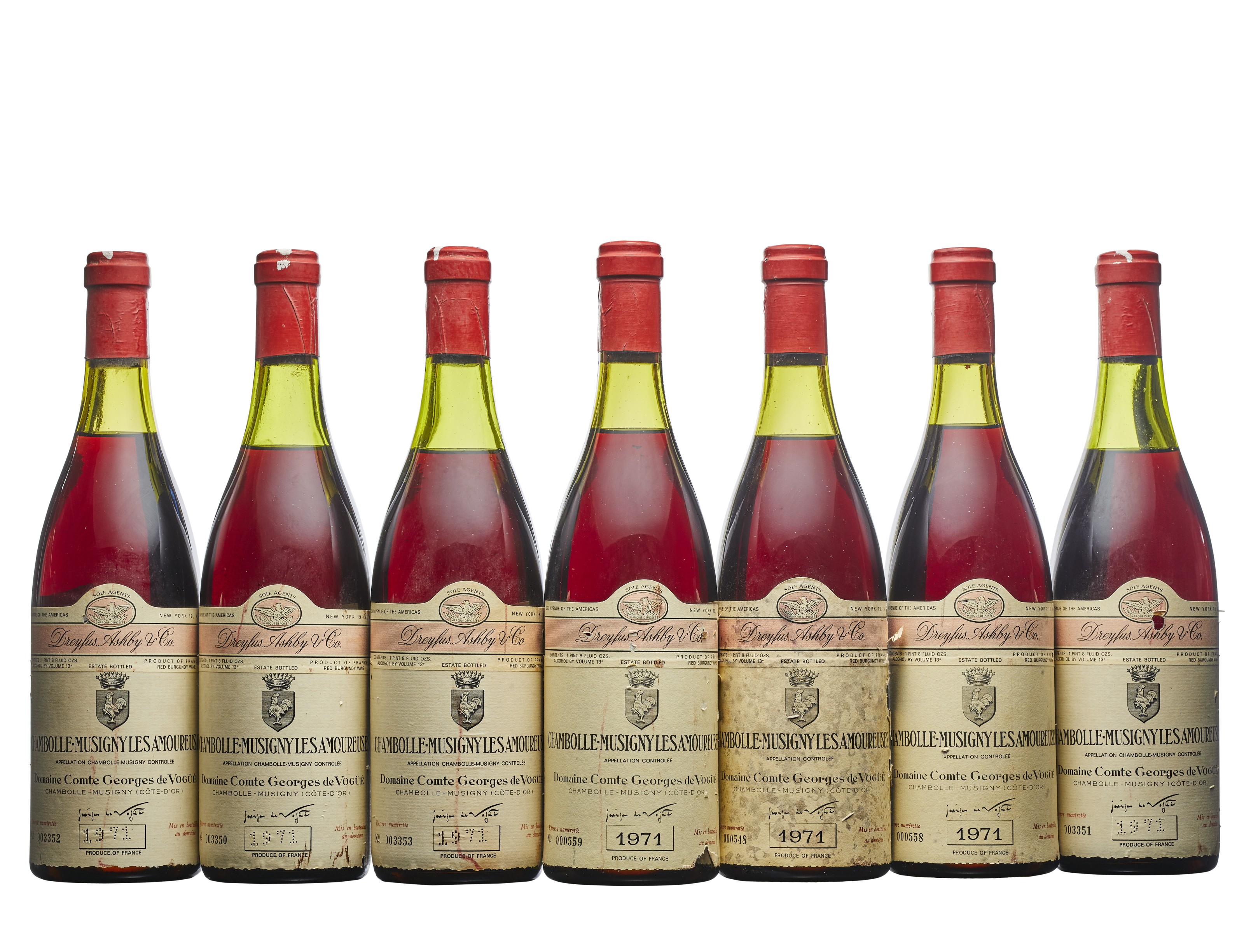 de Vogüé, Chambolle-Musigny Les Amoureuses 1971, Côte de NuitsFour
