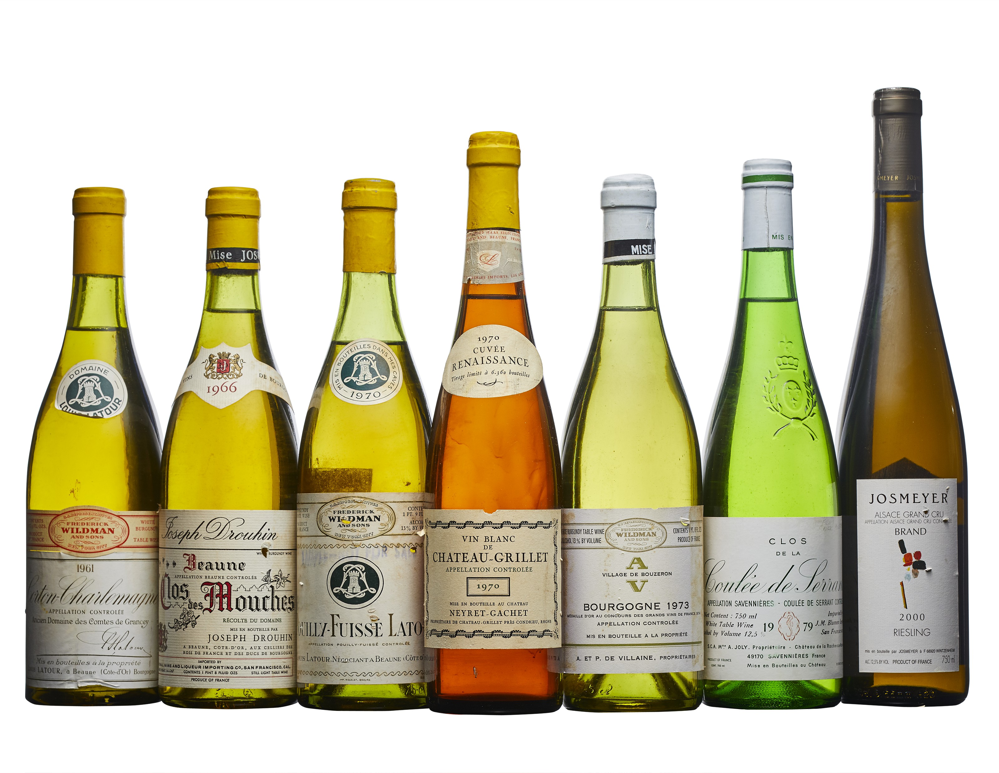 Mixed France, Whites, L Latour, Corton Charlemagne 1961Slightly bin