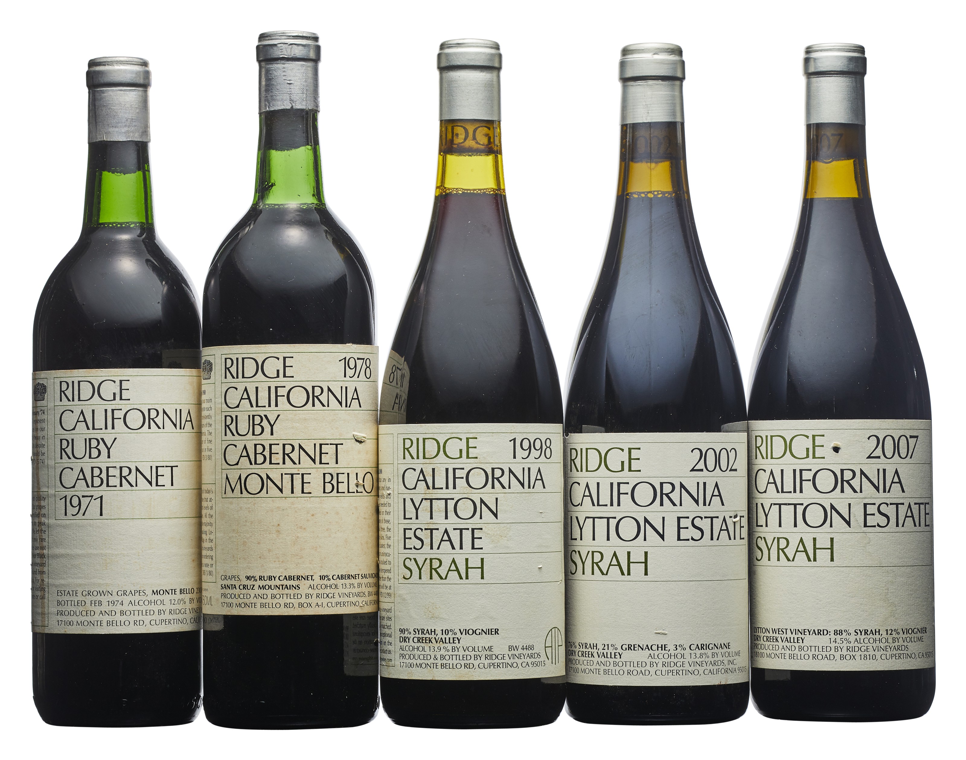 Mixed Ridge, Red Wines, Ridge, Monte Bello Ruby