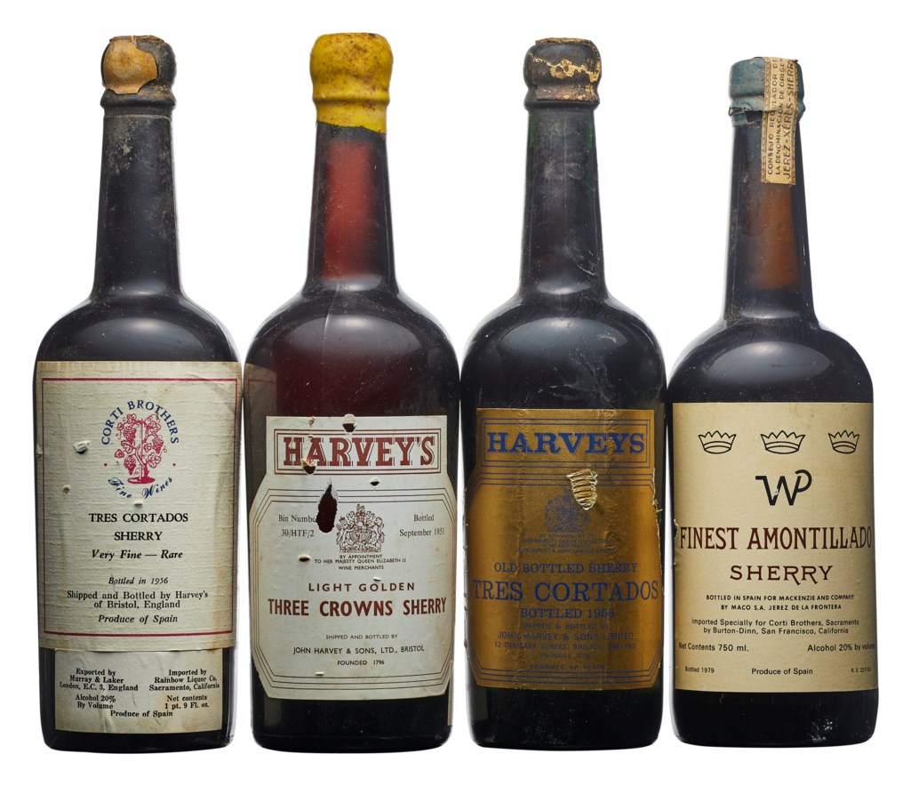 Mixed Sherry, WP, Finest Amontillado Sherry NVDamaged wax capsules, bin