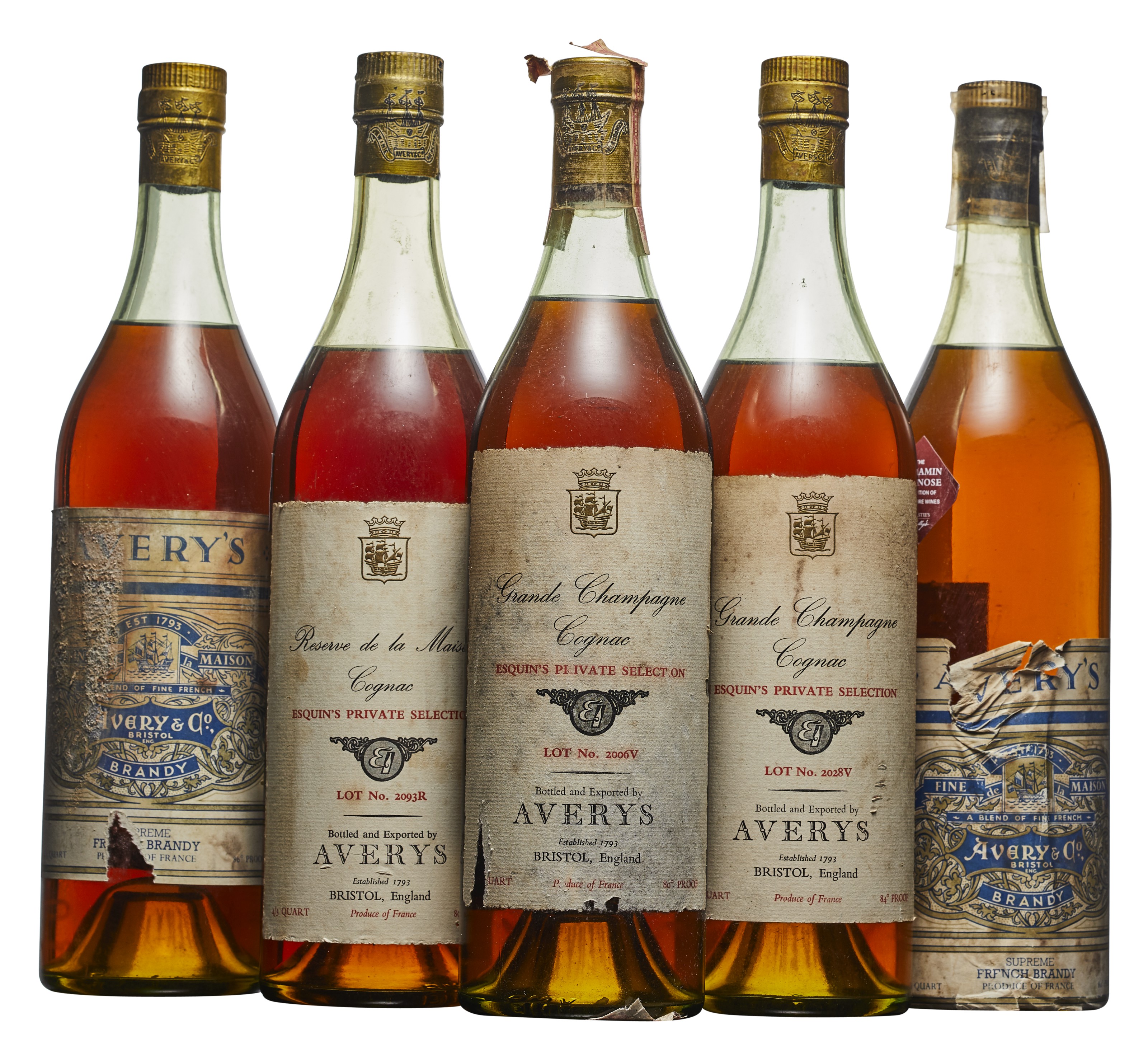Mixed Avery's, Cognac and French Brandy, Avery's Supreme French