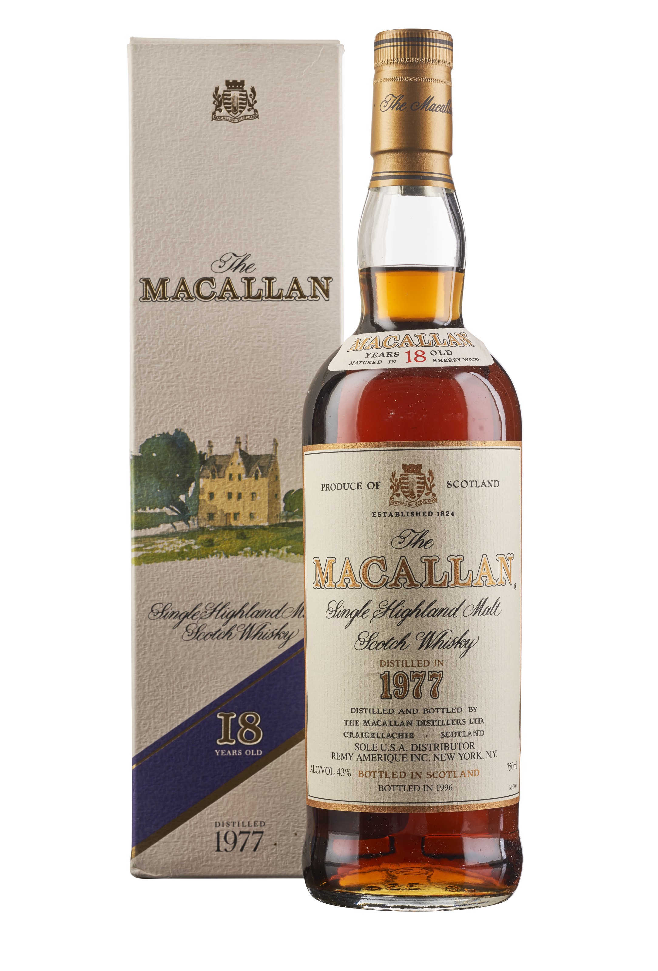 Macallan 18 Year Old 1977, SpeysideDistilled in 1977In original