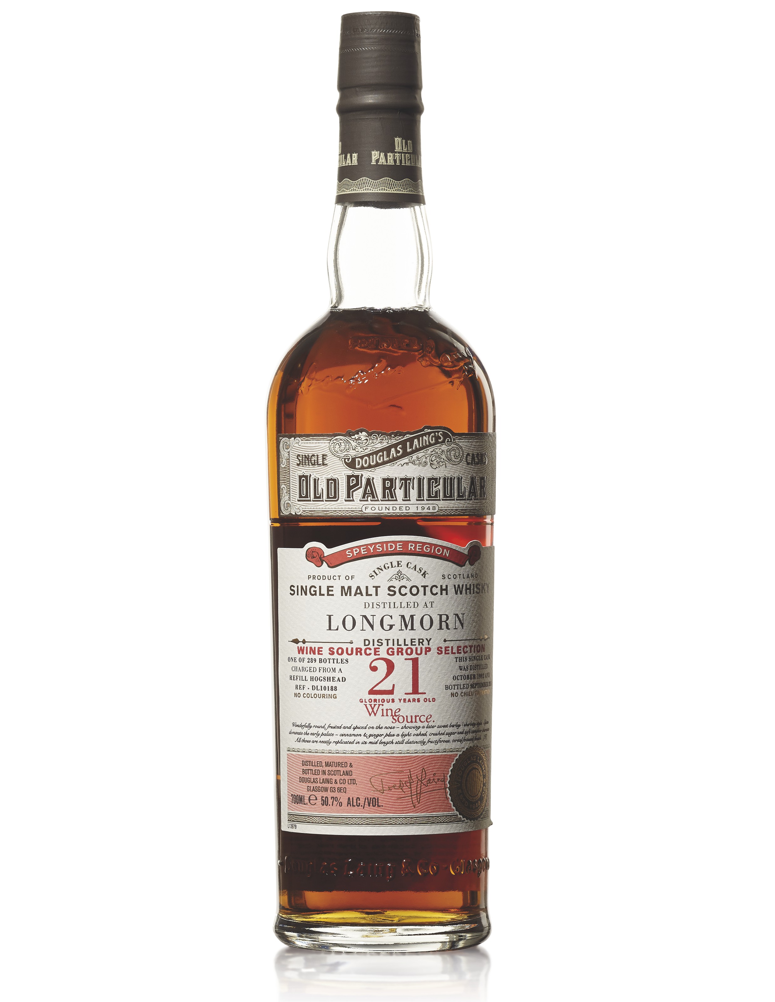 OLD PARTICULAR LONGMORN 20年 Old Particular Longmorn 21 Year Old 1992, SpeysideDistilled