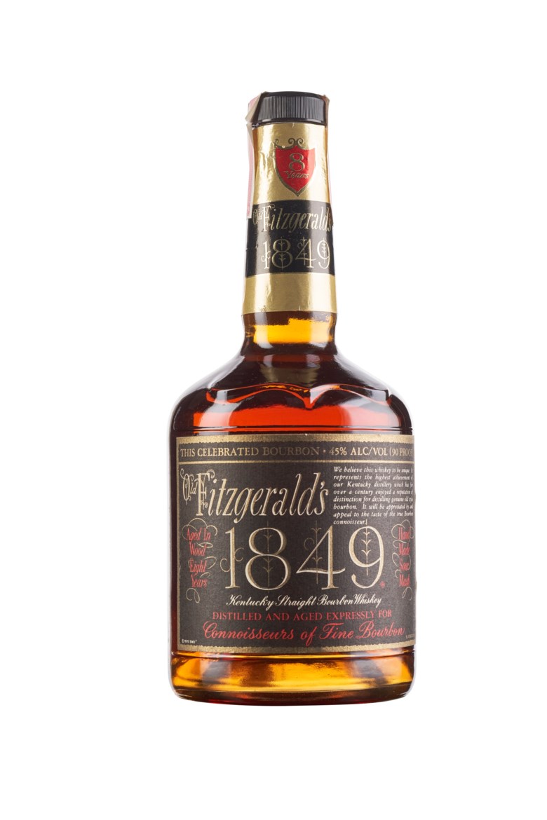Old Fitzgeralds 1849 8 Year Old, Kentucky. Good appearance, filled April 22, 1992. In original carton. Estimate $4,500-6,500. Offered in Wine & Spirits, 17 September to 1 October 2020, Online