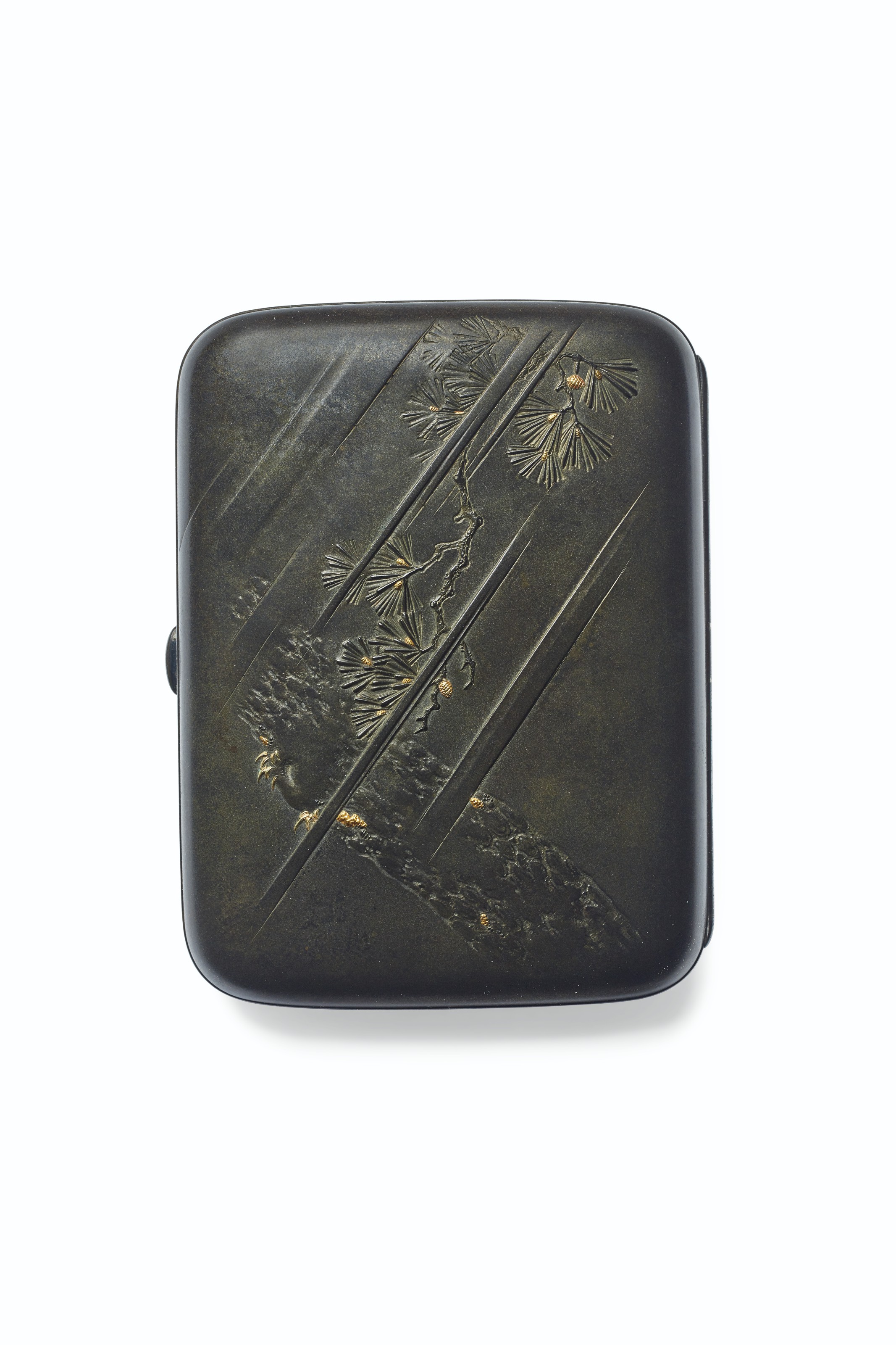 A LACQUER WRITING BOX (SUZURIBAKO) AND MATCHING WRITING