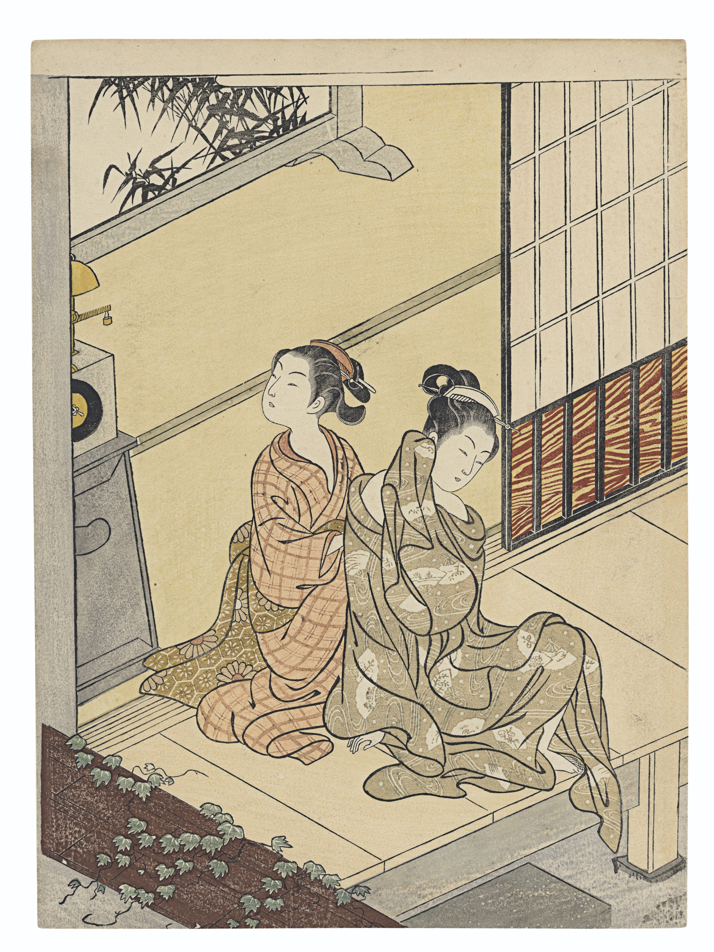 ♪古書 和書　難波戦記 完 明和八年 1771年 UTAGAWA HIROSHIGE (1797-1858), Kanbara yoru no yuki (Evening