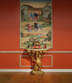 A Set Of Seven Chinese Export Wallpaper Panels