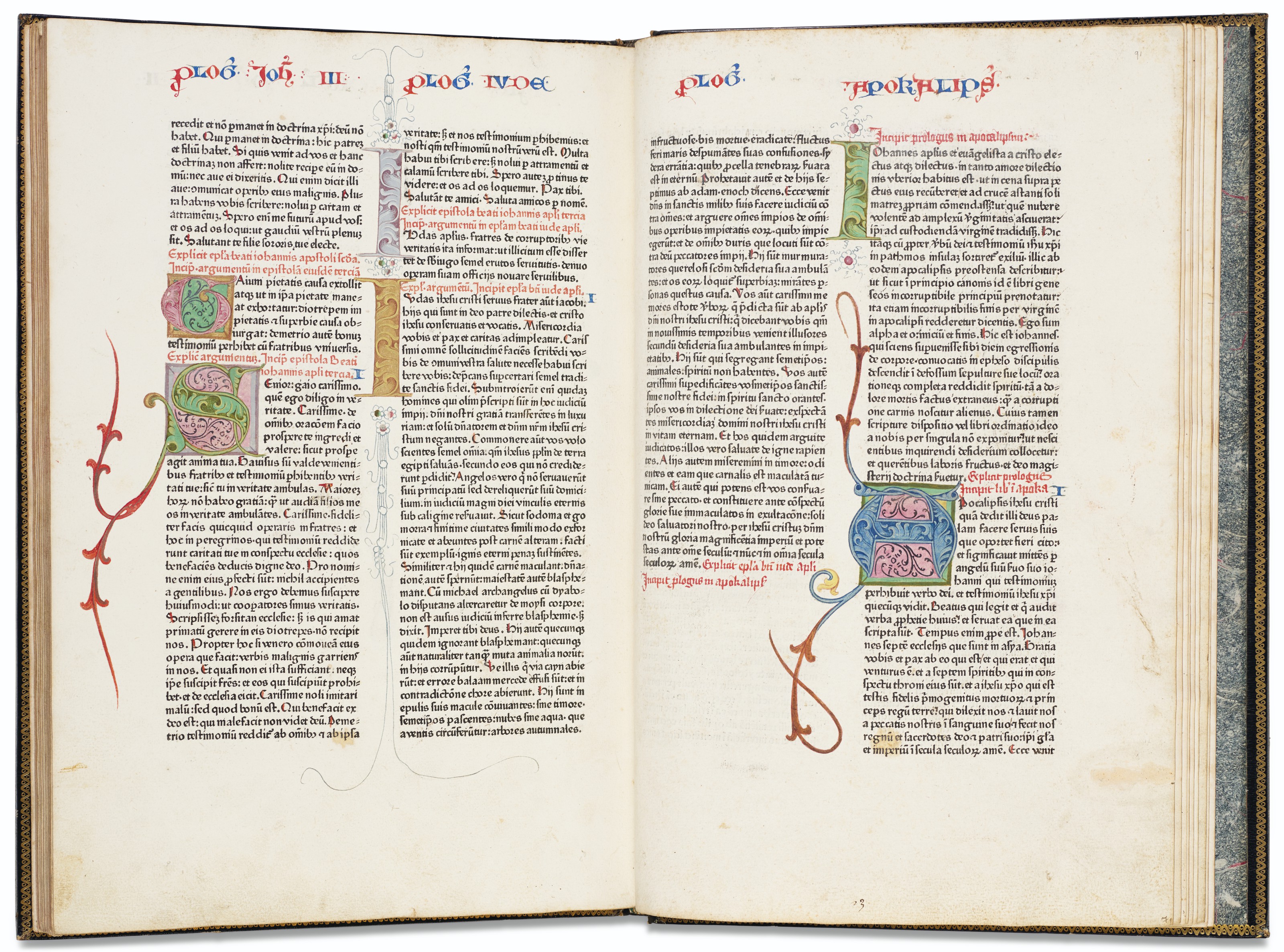 Illuminated Schoeffer New Testament, Mainz, 1472 | Christie's
