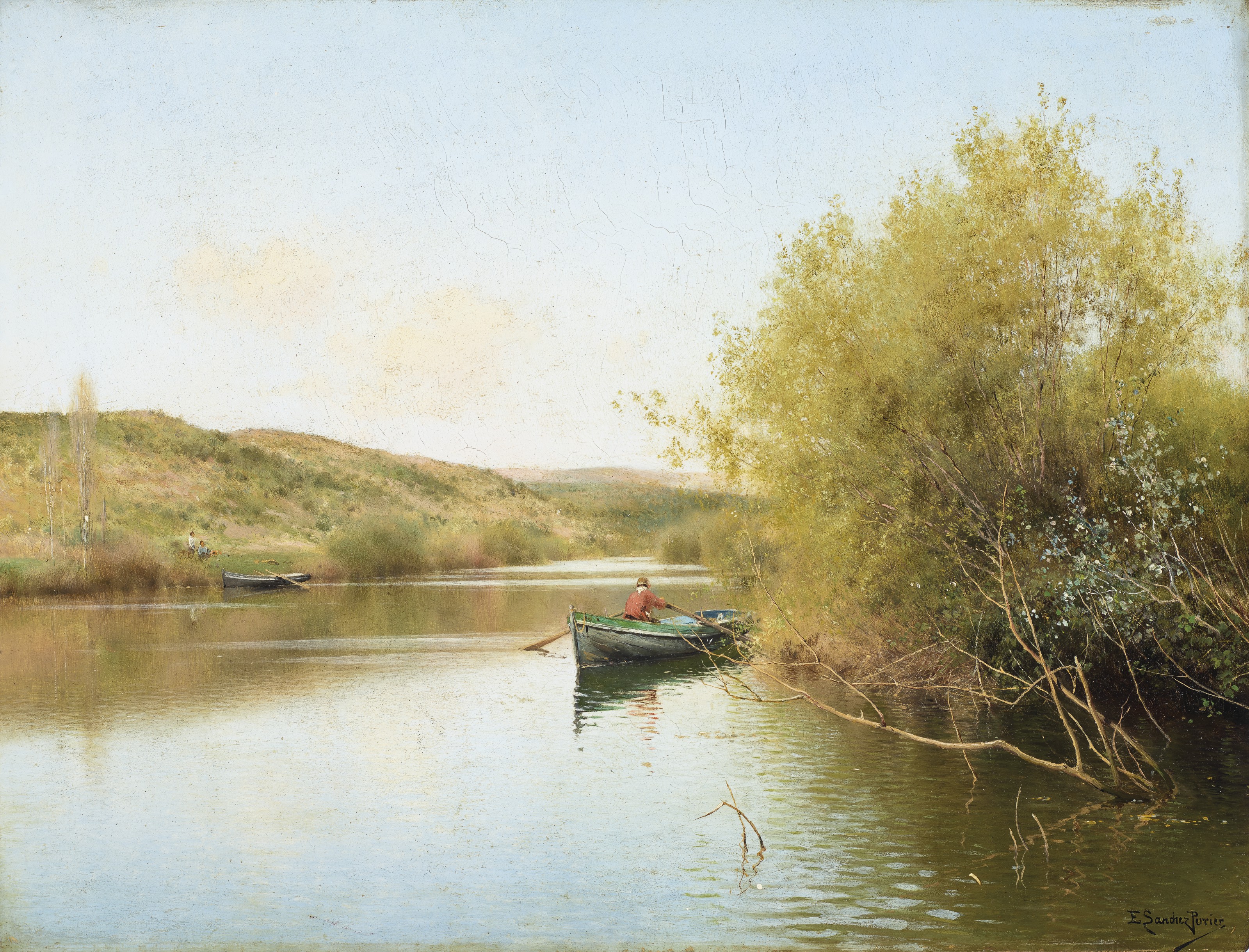 EMILIO SÁNCHEZPERRIER (SPANISH, 18551907), On the River