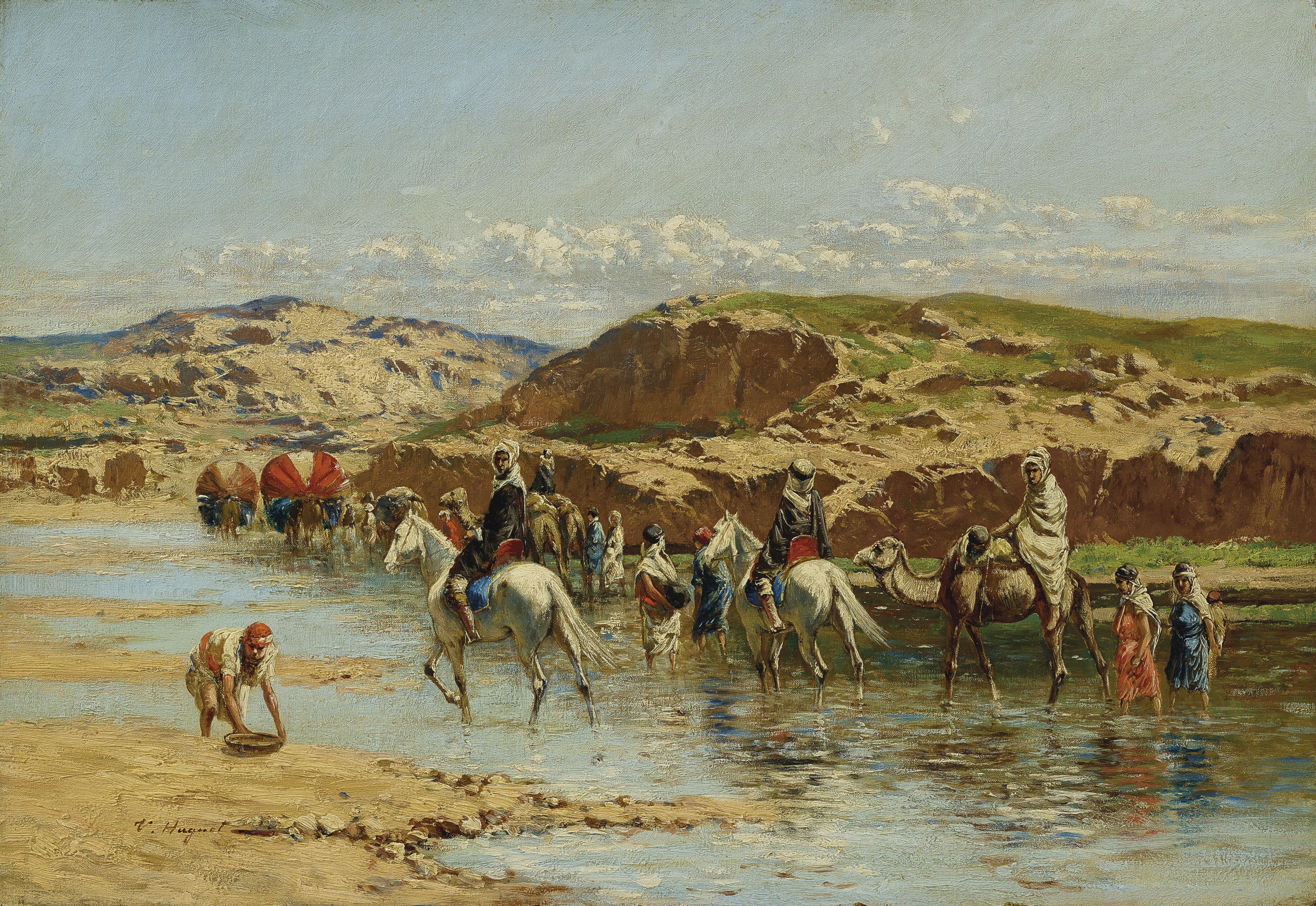 Catalog image of Fording a River, Algiers