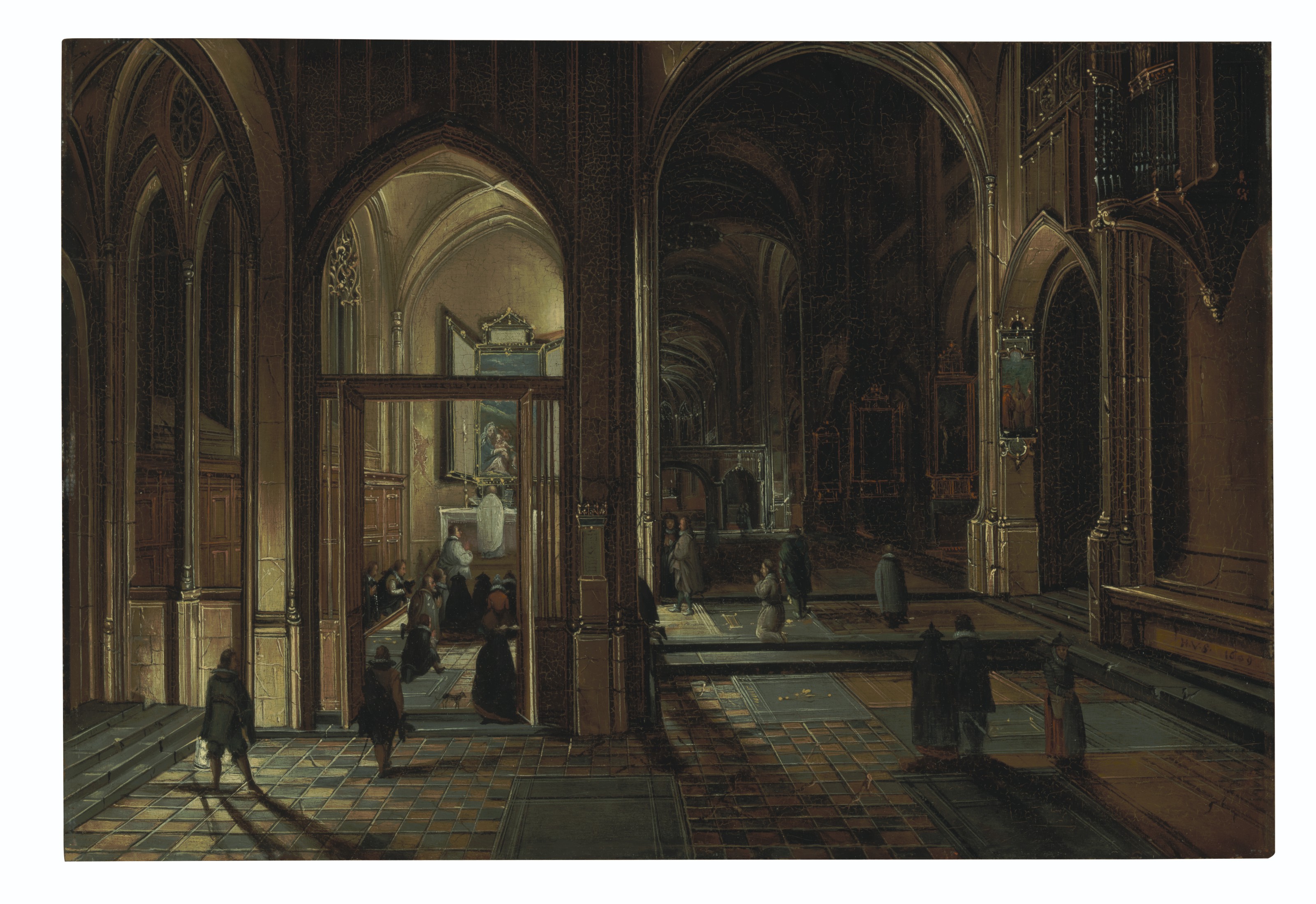 Hendrick van Steenwijk II (?Antwerp c.1580 1649 ?Leiden), Interior of