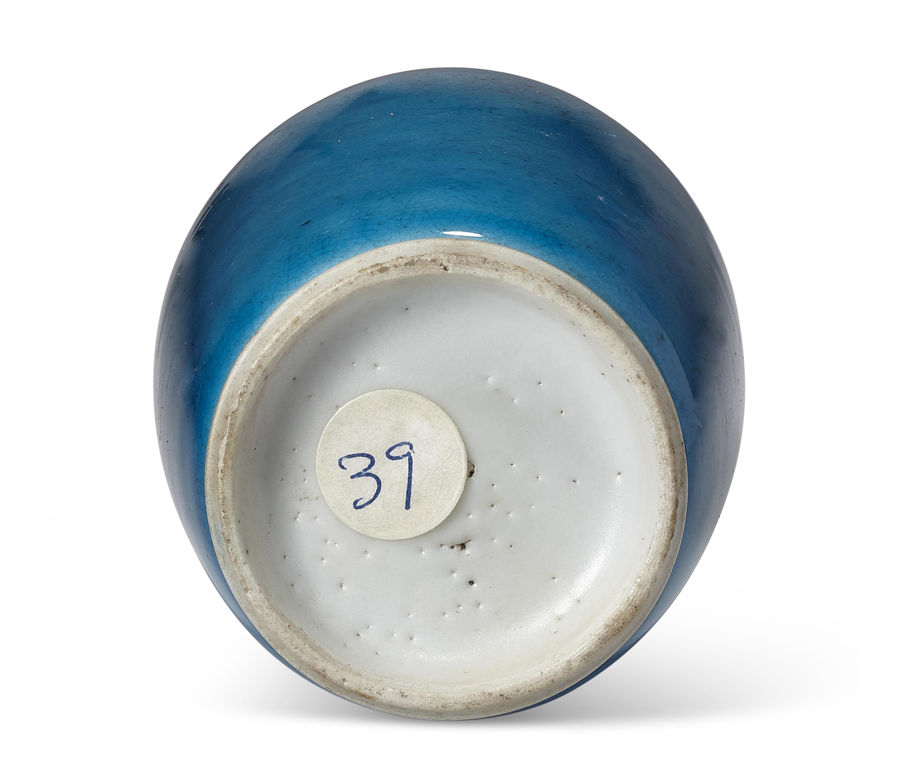 気質アップ 清十八世纪孔雀蓝绿釉小瓶, CHINA, QING DYNASTY, 18TH CENTURY 工芸品