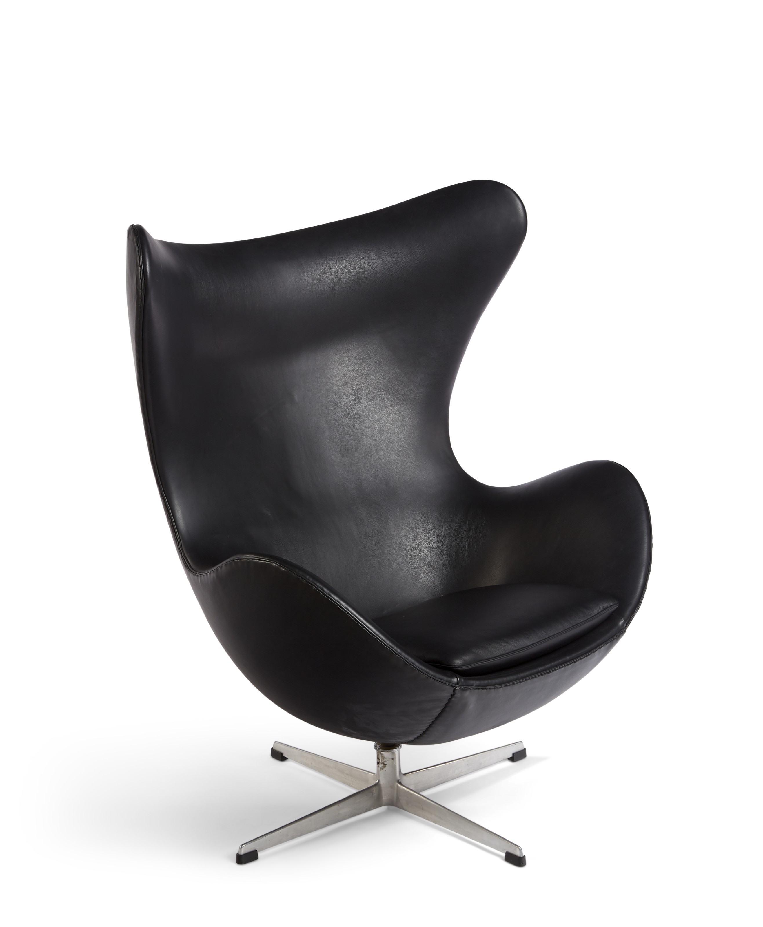 leather egg chair with ottoman on Arne Jacobsen 1902 1971 Aluminum And Leather Egg Chair And Ottoman Designed 1958 Christie S