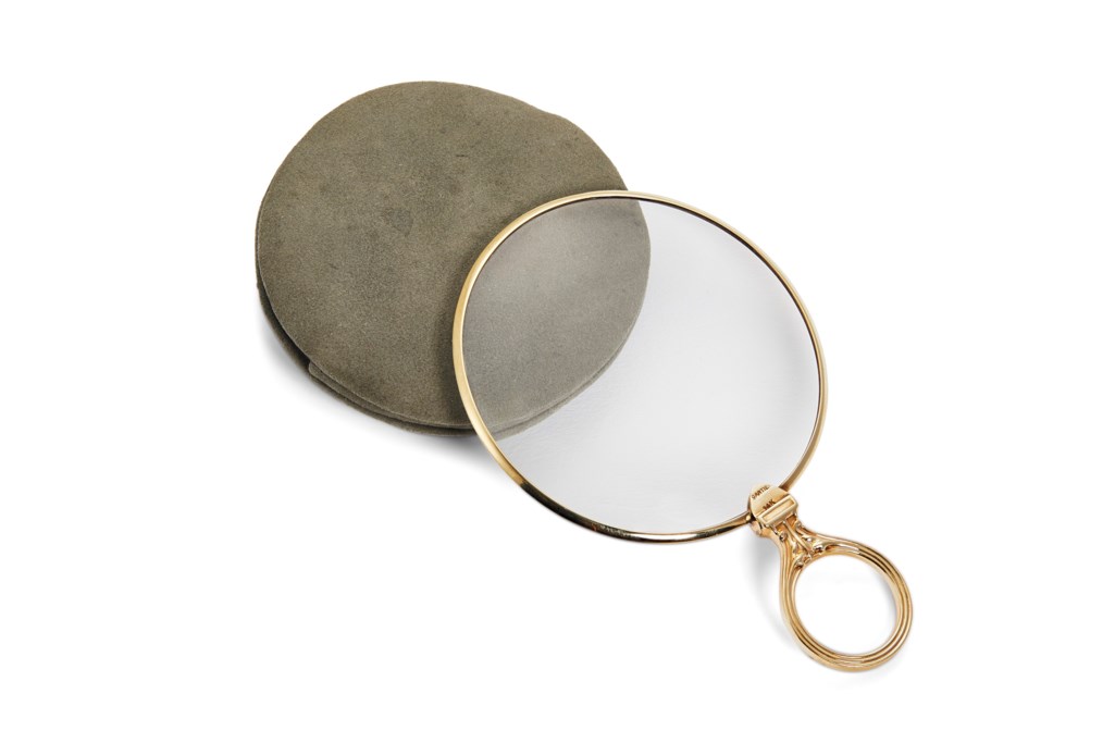 A GOLD MAGNIFYING GLASS, BY CARTIER, 20TH CENTURY Christie’s
