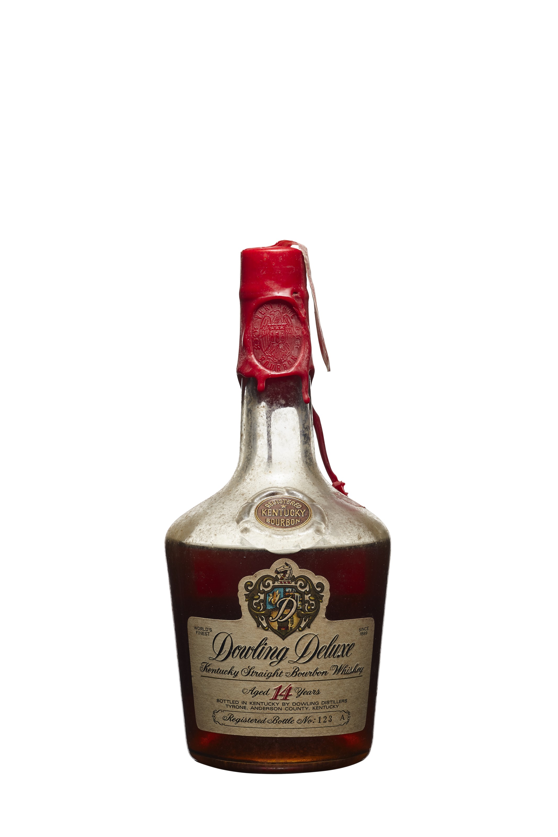 Dowling Deluxe, 14 Year Old Bourbon, Kentucky94.6 proof, bottle 123