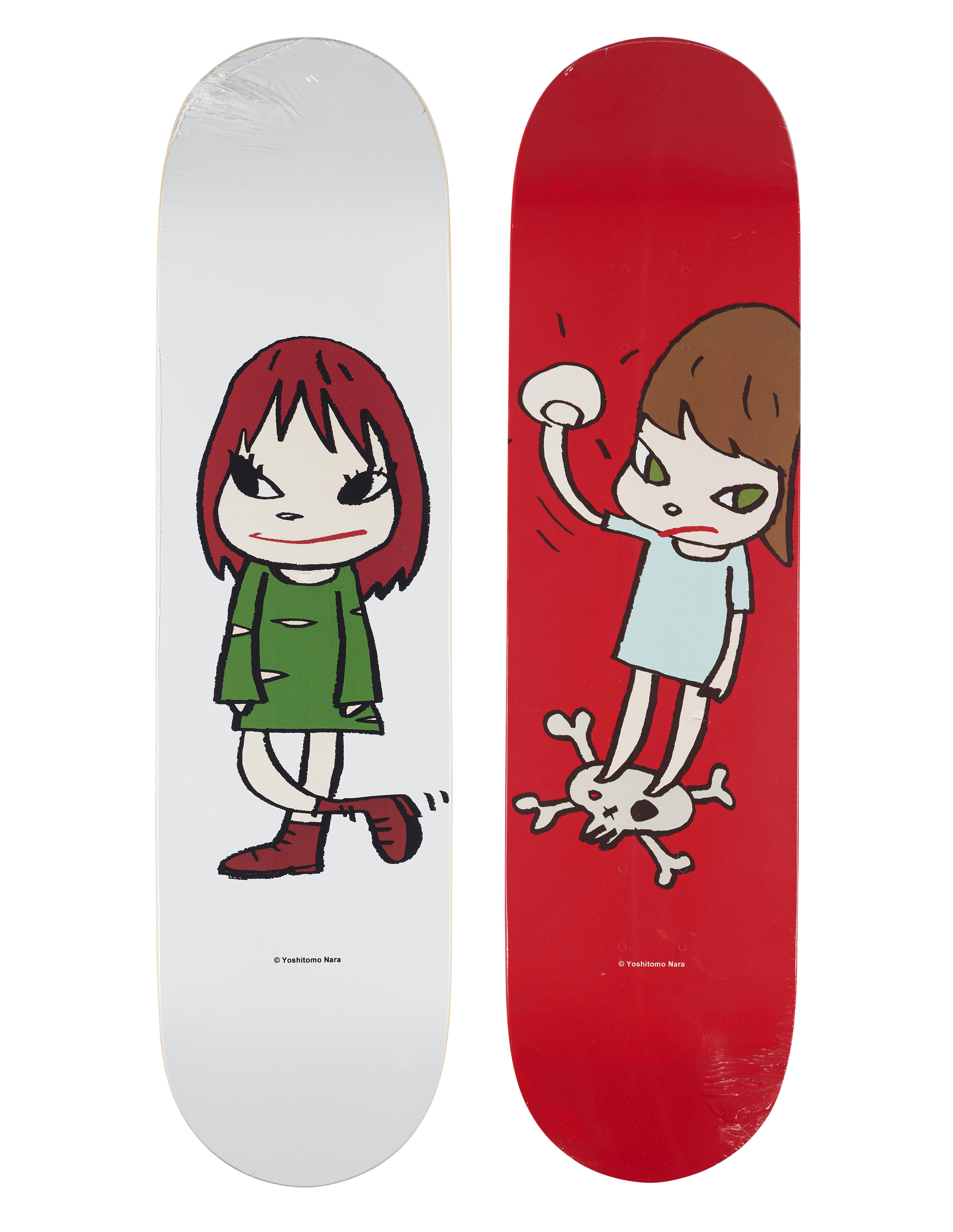 YOSHITOMO NARA (B. 1959), Welcome Girl & Solid Fist | Christie's