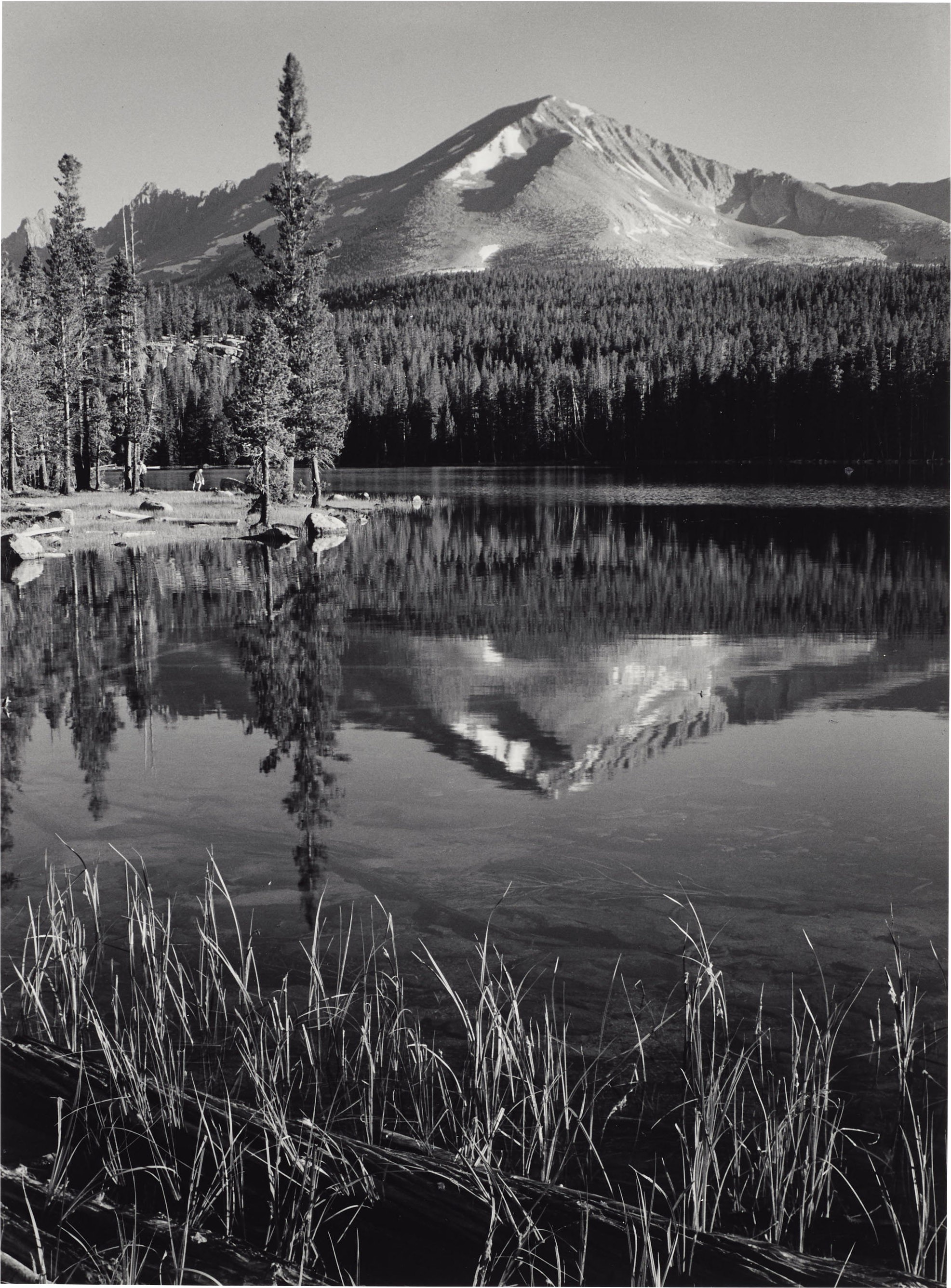 ANSEL ADAMS (1902–1984), Mt. Kaweah, Moraine Lake, Sequoia