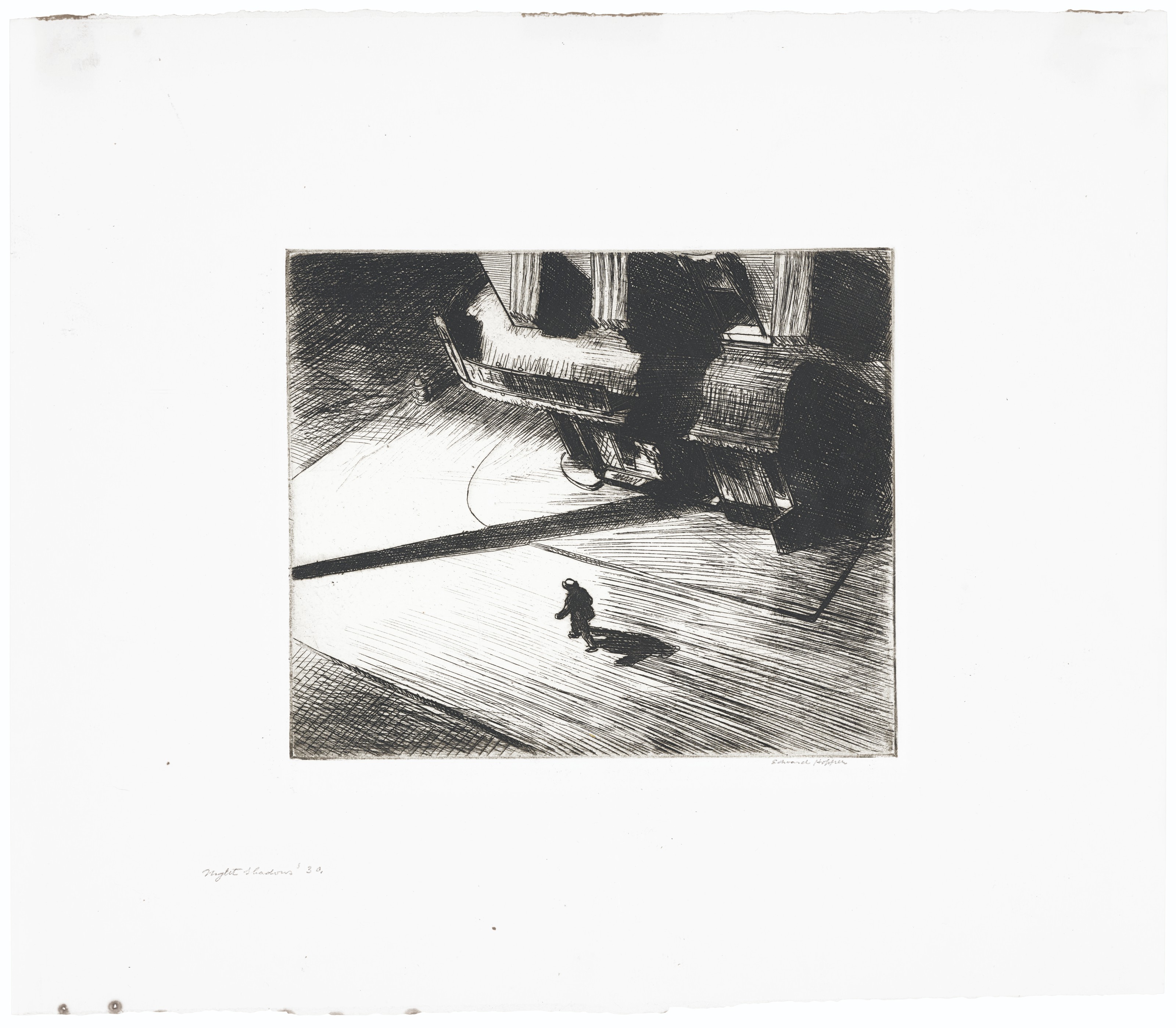 EDWARD HOPPER (1882-1967), Night Shadows, from Six American