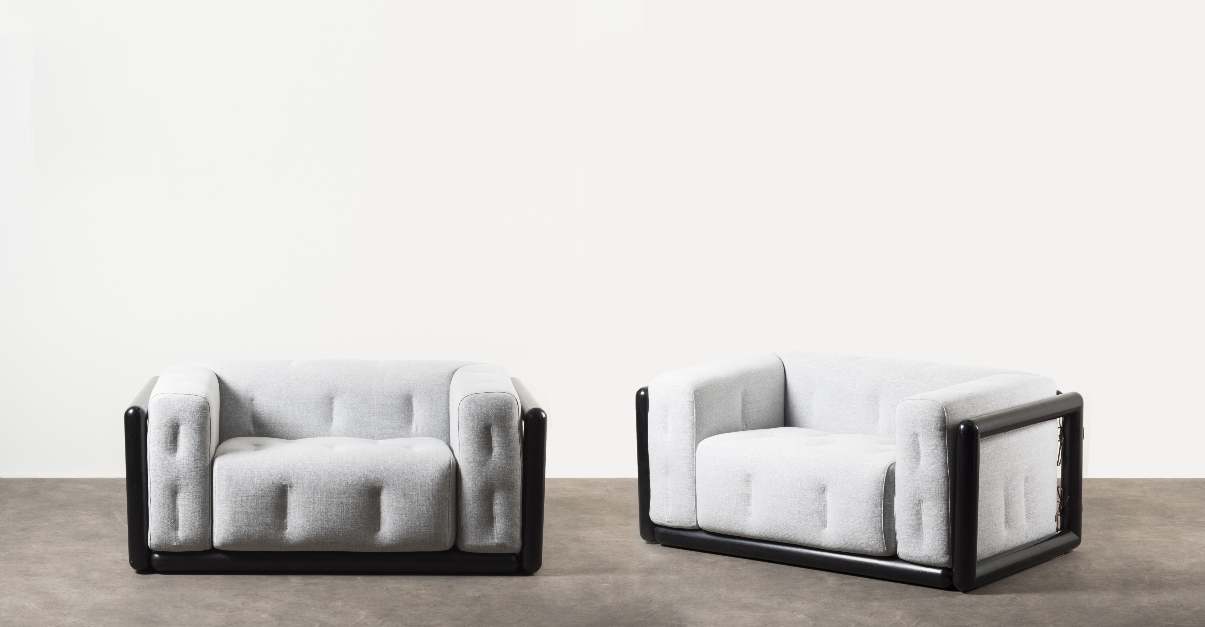 Catalog image of Pair of ‘Cornaro’ Armchairs, 1973