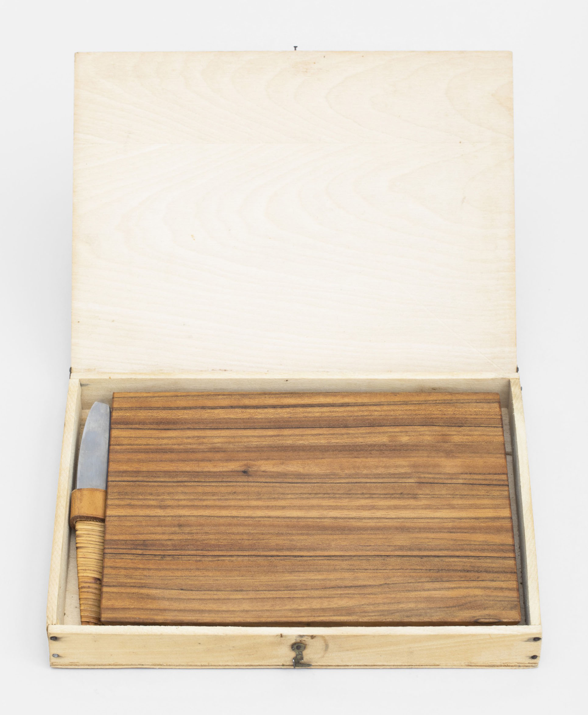 CARL AUBOCK MCM jeu de couteaux fourche échecs en bois coupe échecs