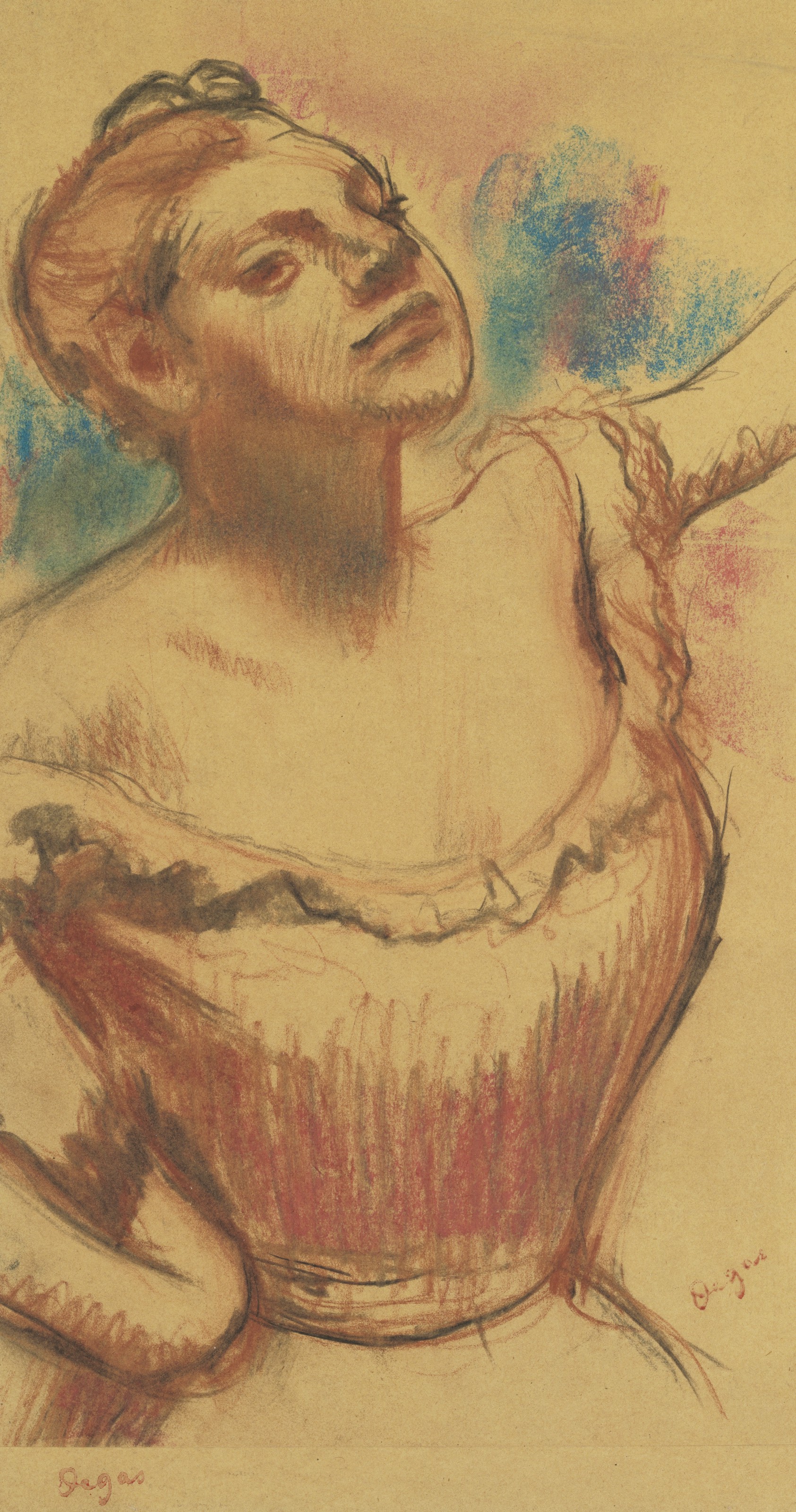 Edgar Degas、エドガー・ドガ、【DANSEUSE, BUSTE】 Edgar Degas、エドガー・ドガ、【DANSEUSE, BUSTE】