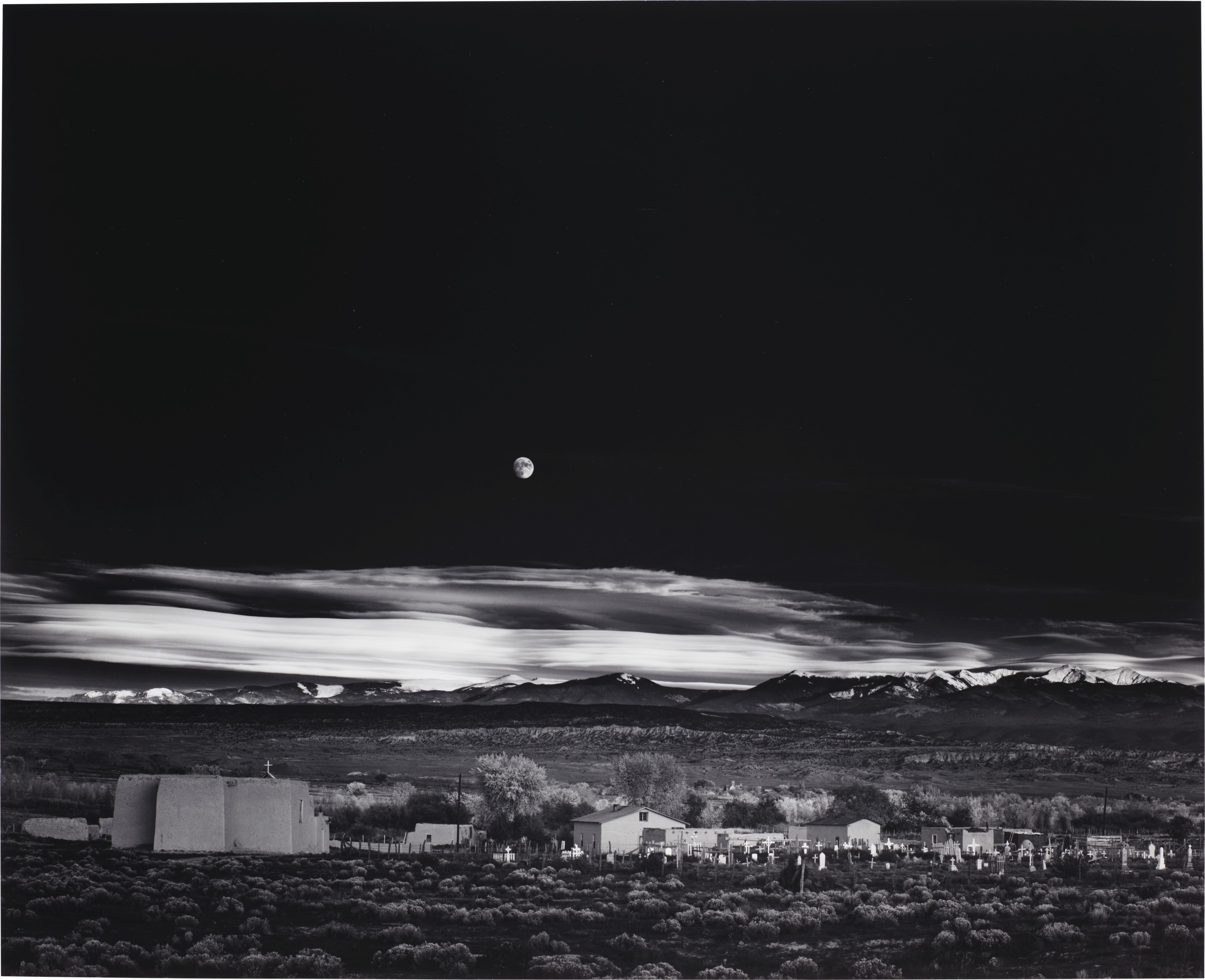 ANSEL ADAMS (19021984), Moonrise, Hernandez, New Mexico, 1941 Christie’s