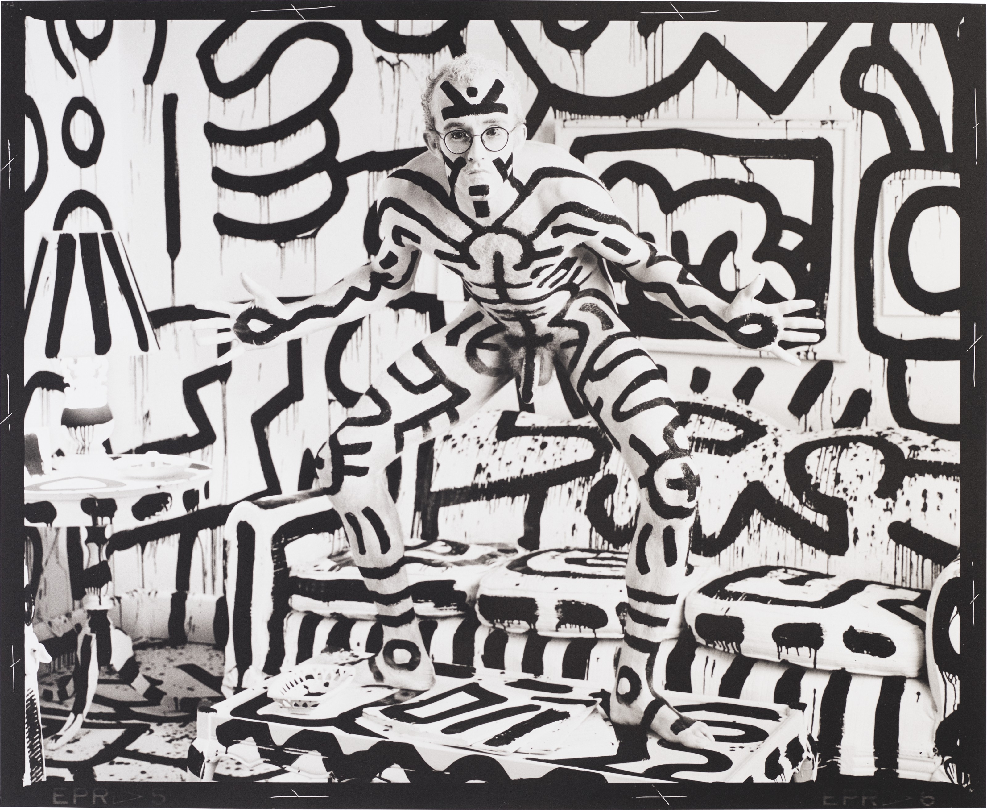 Catalog image of Keith Haring, New York, 1986